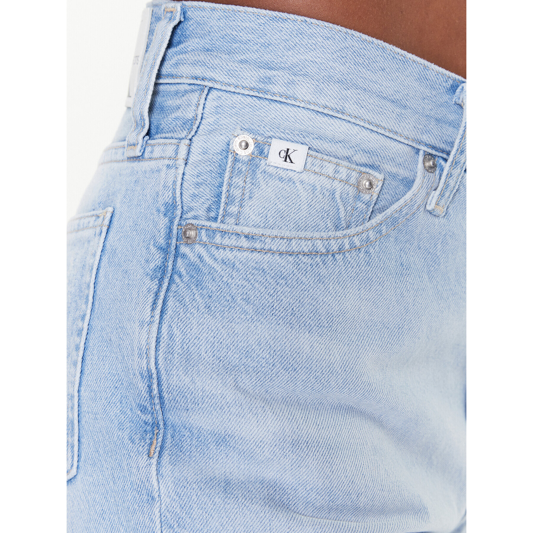 Calvin Klein Jeans Дънки J20J220610 Син Mom Fit - Pepit.bg