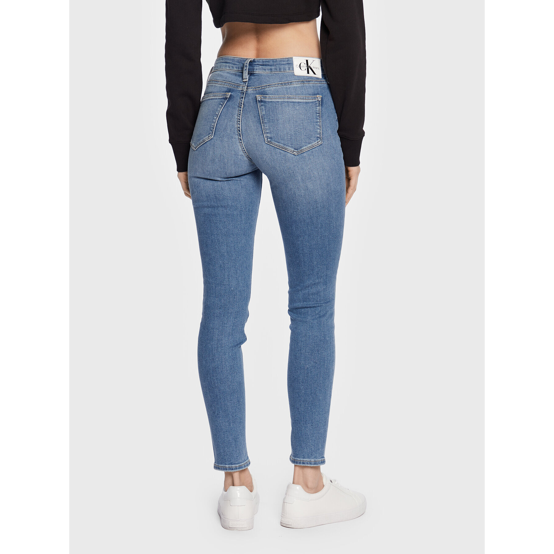 Calvin Klein Jeans Дънки J20J220617 Син Skinny Fit - Pepit.bg