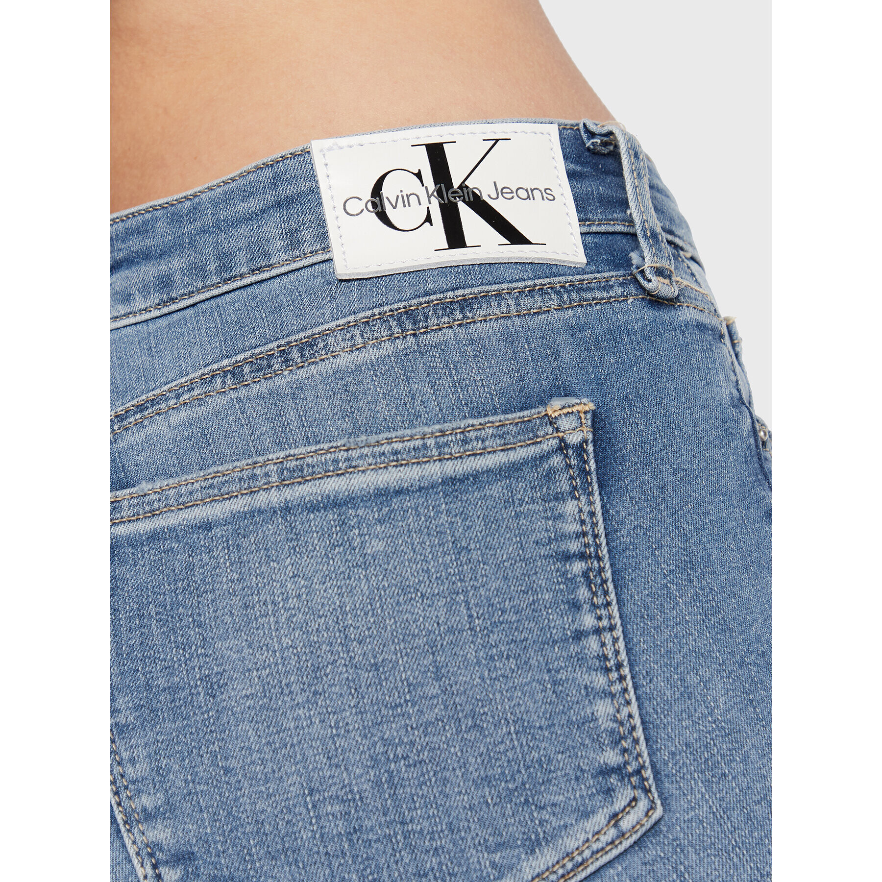 Calvin Klein Jeans Дънки J20J220617 Син Skinny Fit - Pepit.bg