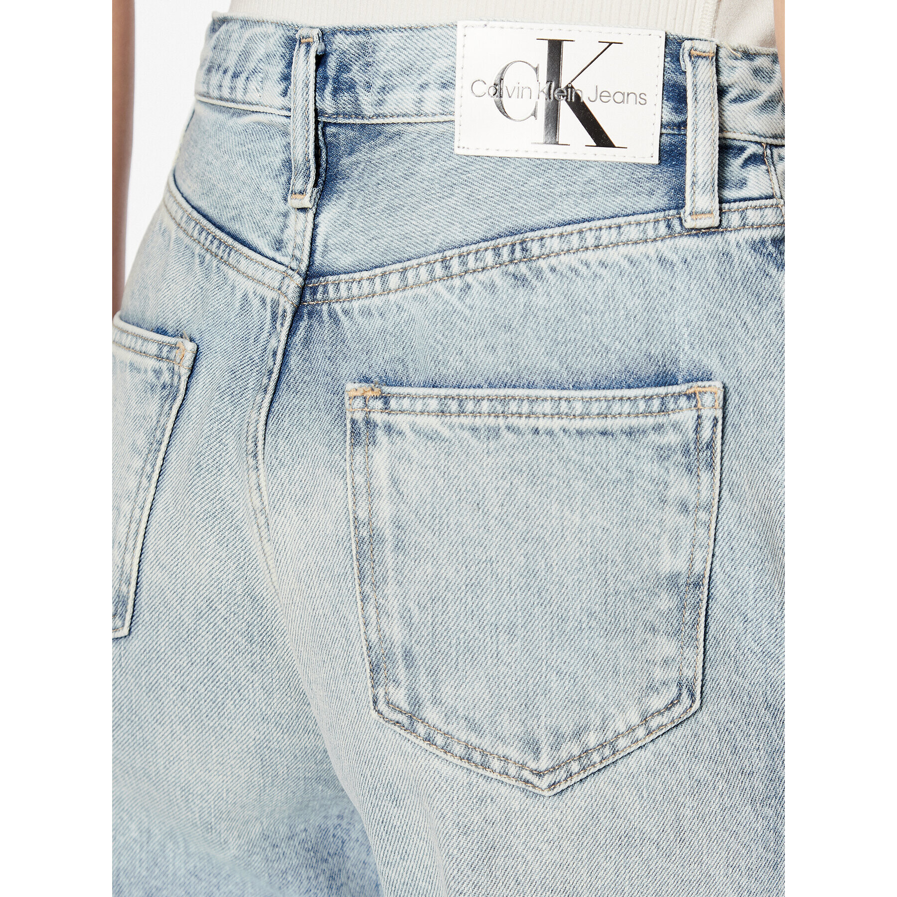 Calvin Klein Jeans Дънки J20J220636 Син Relaxed Fit - Pepit.bg