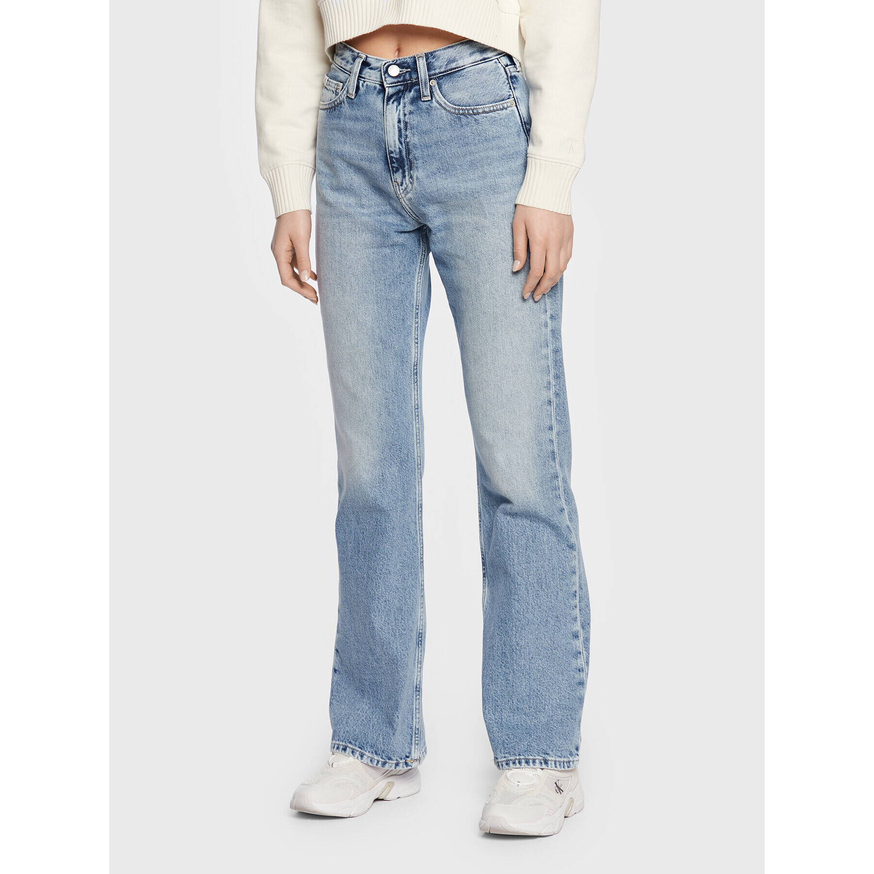 Calvin Klein Jeans Дънки J20J220855 Син Bootcut Fit - Pepit.bg