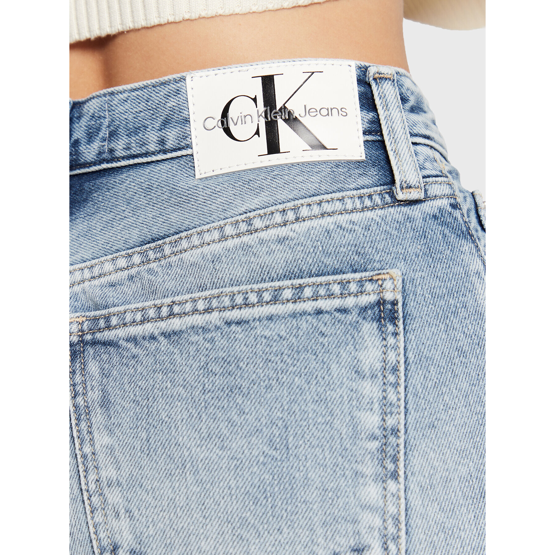 Calvin Klein Jeans Дънки J20J220855 Син Bootcut Fit - Pepit.bg