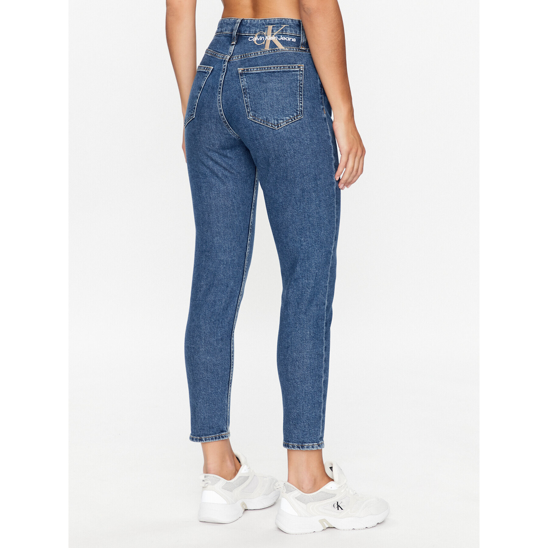 Calvin Klein Jeans Дънки J20J221249 Син Mom Fit - Pepit.bg