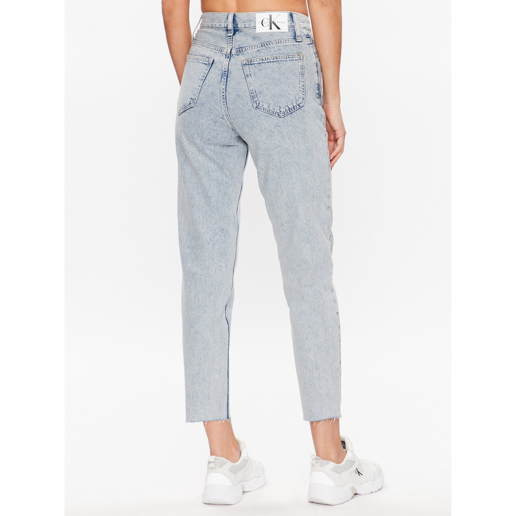 Calvin Klein Jeans Дънки J20J221255 Син Mom Fit - Pepit.bg