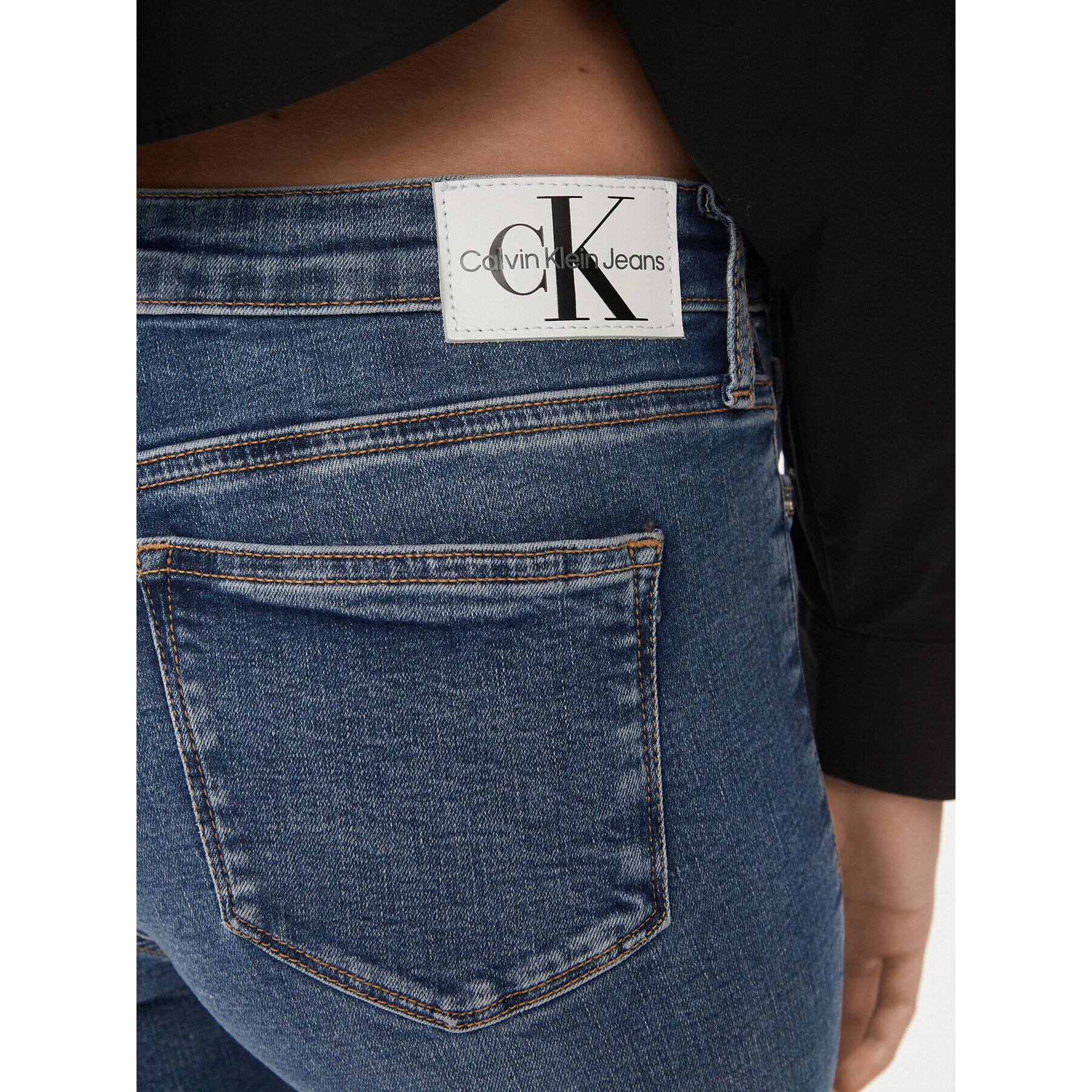 Calvin Klein Jeans Дънки J20J221581 Син Skinny Fit - Pepit.bg