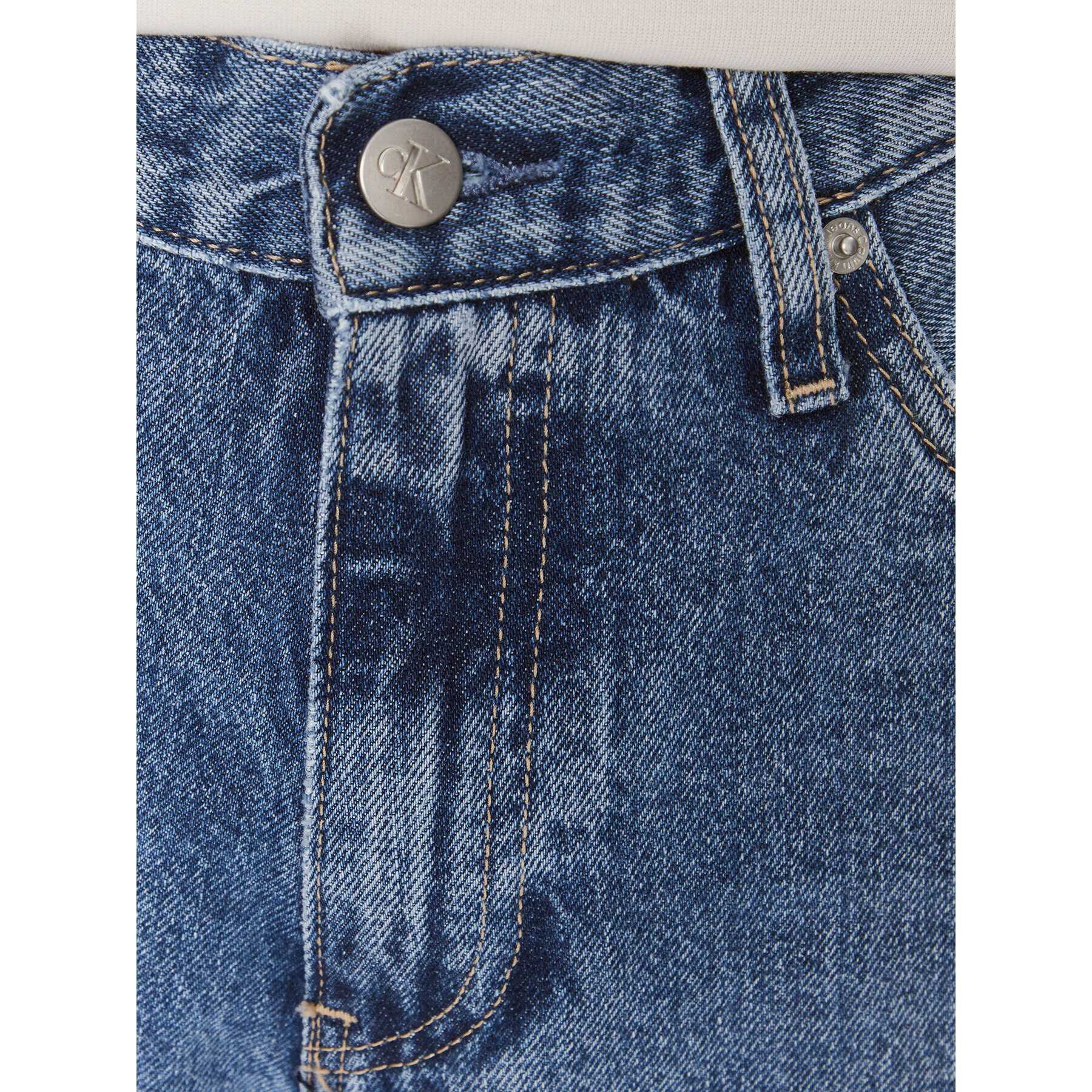 Calvin Klein Jeans Дънки J20J221682 Син Mom Fit - Pepit.bg