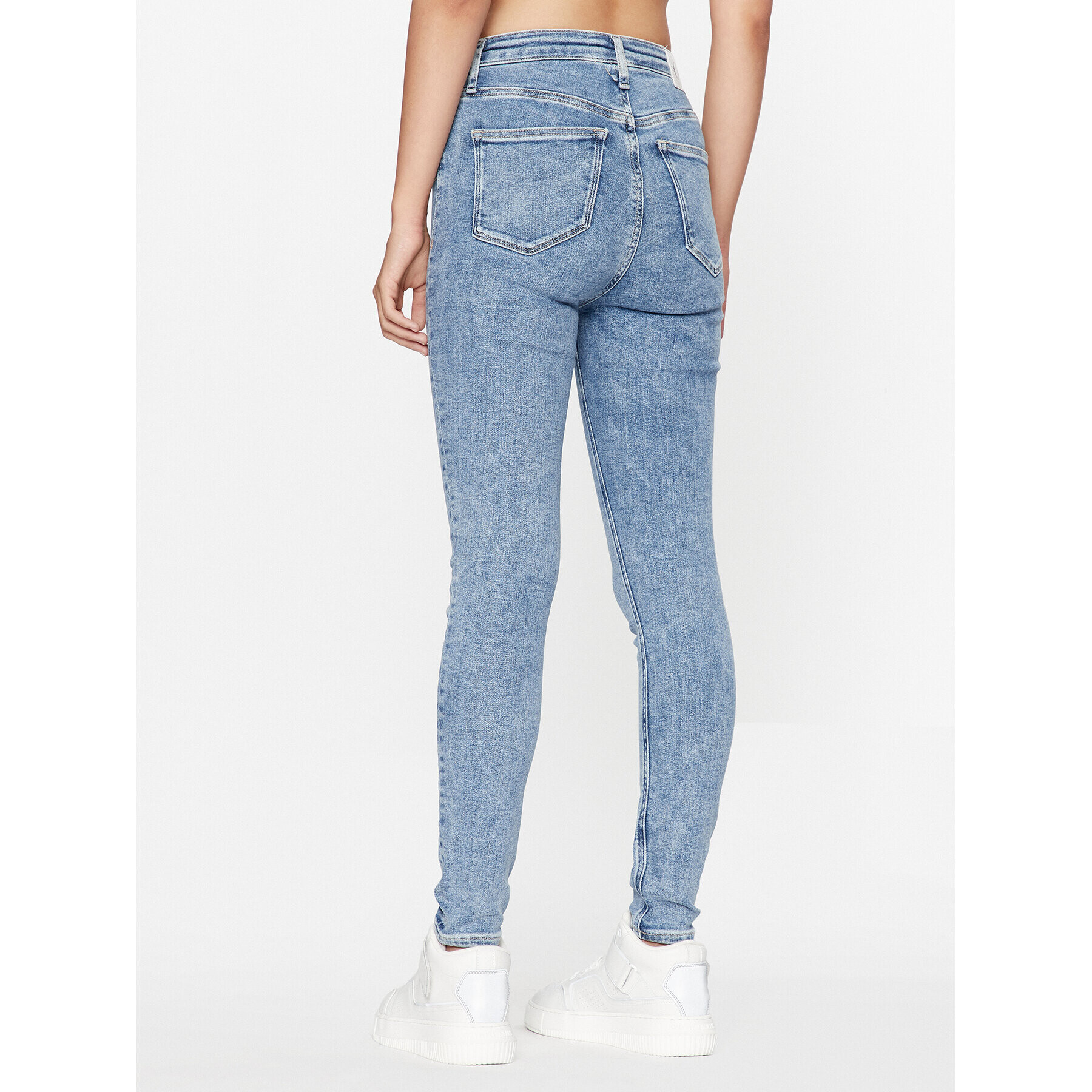 Calvin Klein Jeans Дънки J20J221769 Тъмносин Super Skinny Fit - Pepit.bg