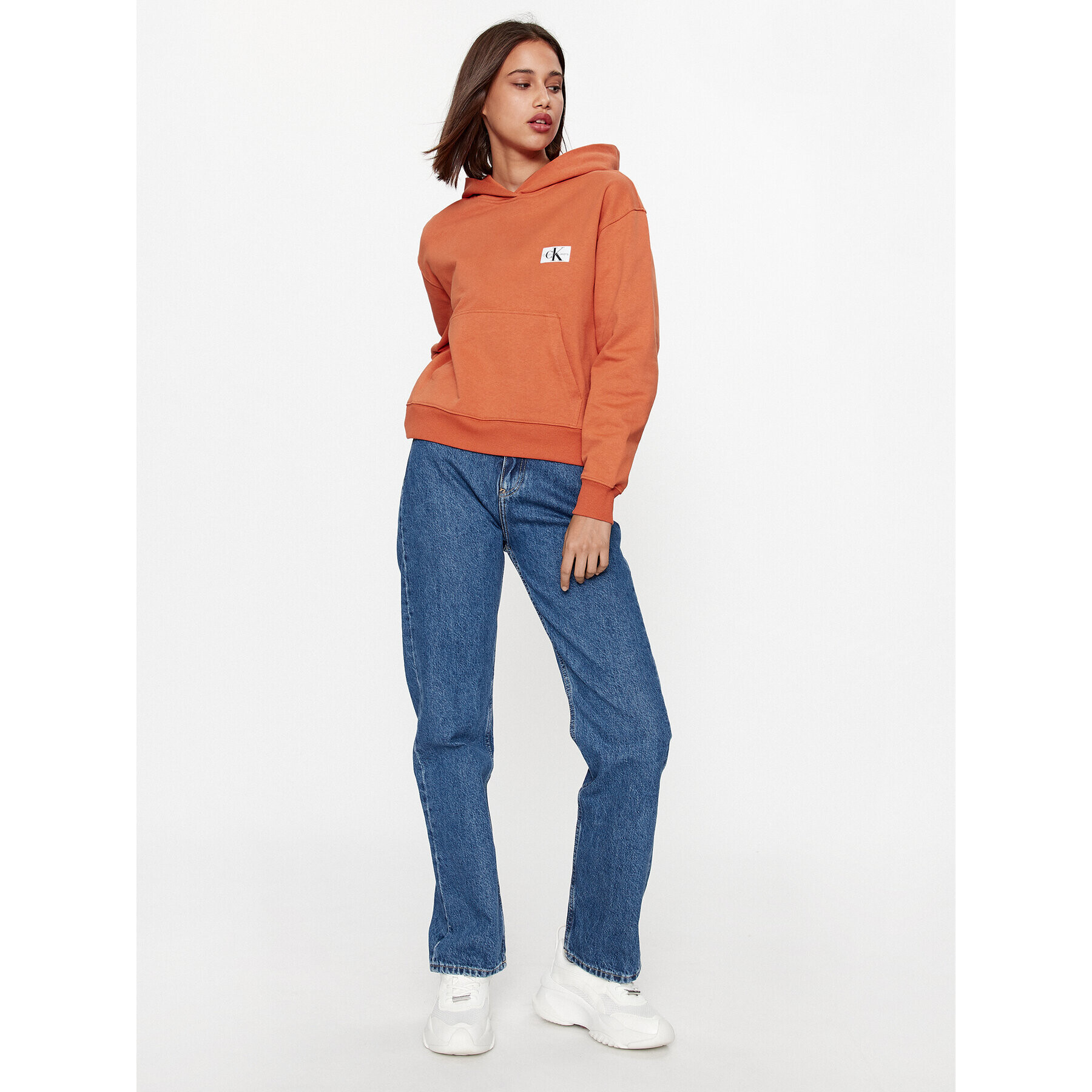 Calvin Klein Jeans Дънки J20J221796 Син Straight Fit - Pepit.bg