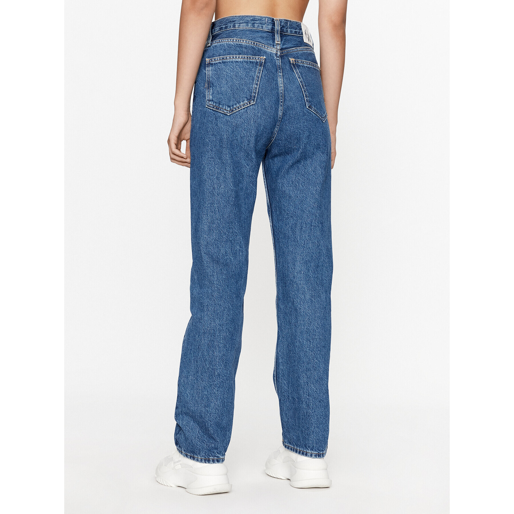 Calvin Klein Jeans Дънки J20J221796 Син Straight Fit - Pepit.bg