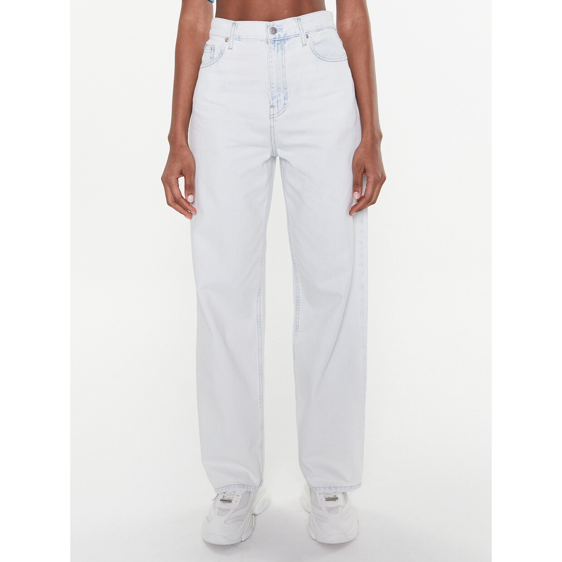 Calvin Klein Jeans Дънки J20J221850 Син Relaxed Fit - Pepit.bg