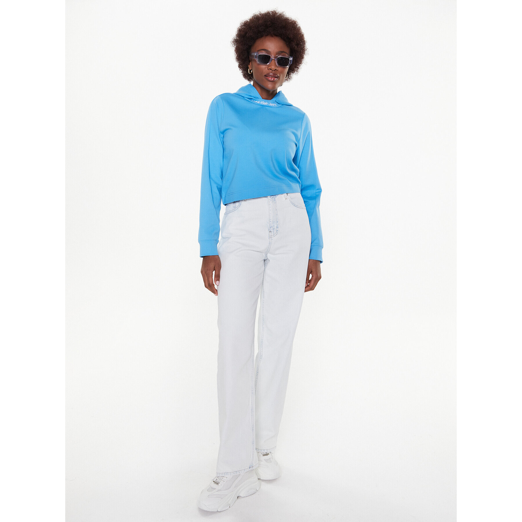 Calvin Klein Jeans Дънки J20J221850 Син Relaxed Fit - Pepit.bg