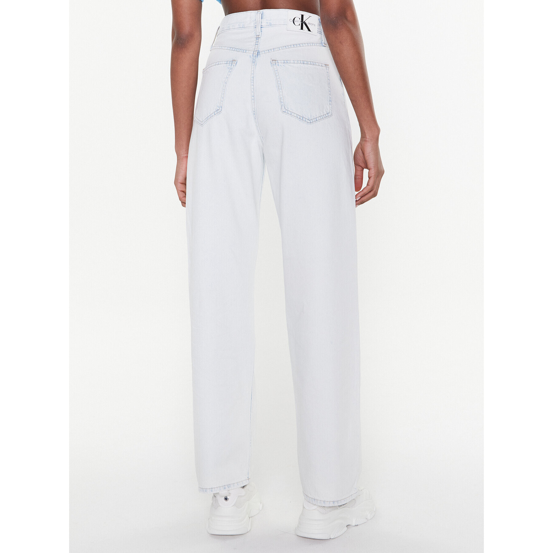 Calvin Klein Jeans Дънки J20J221850 Син Relaxed Fit - Pepit.bg