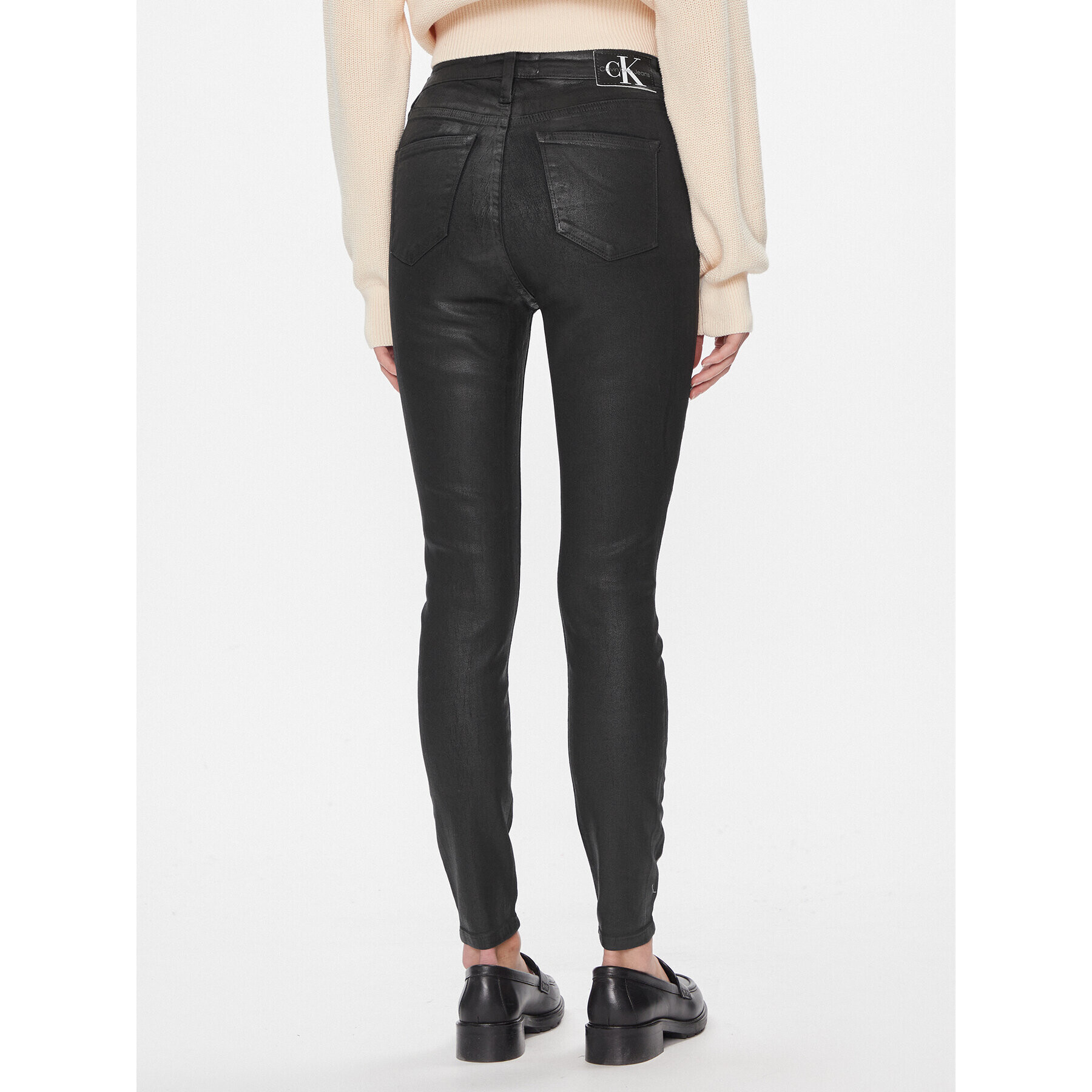 Calvin Klein Jeans Дънки J20J222135 Черен Skinny Fit - Pepit.bg