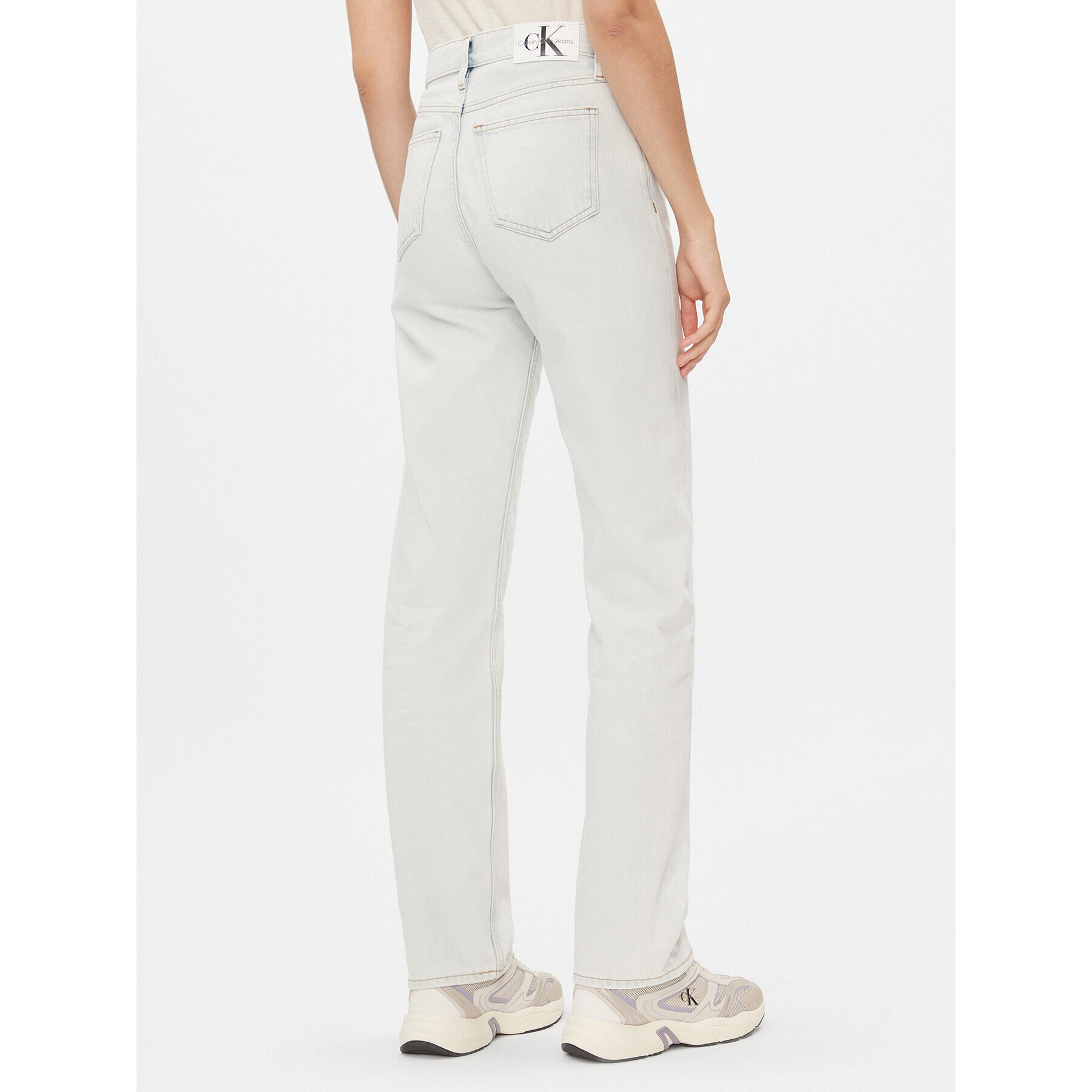 Calvin Klein Jeans Дънки J20J222139 Син Straight Fit - Pepit.bg