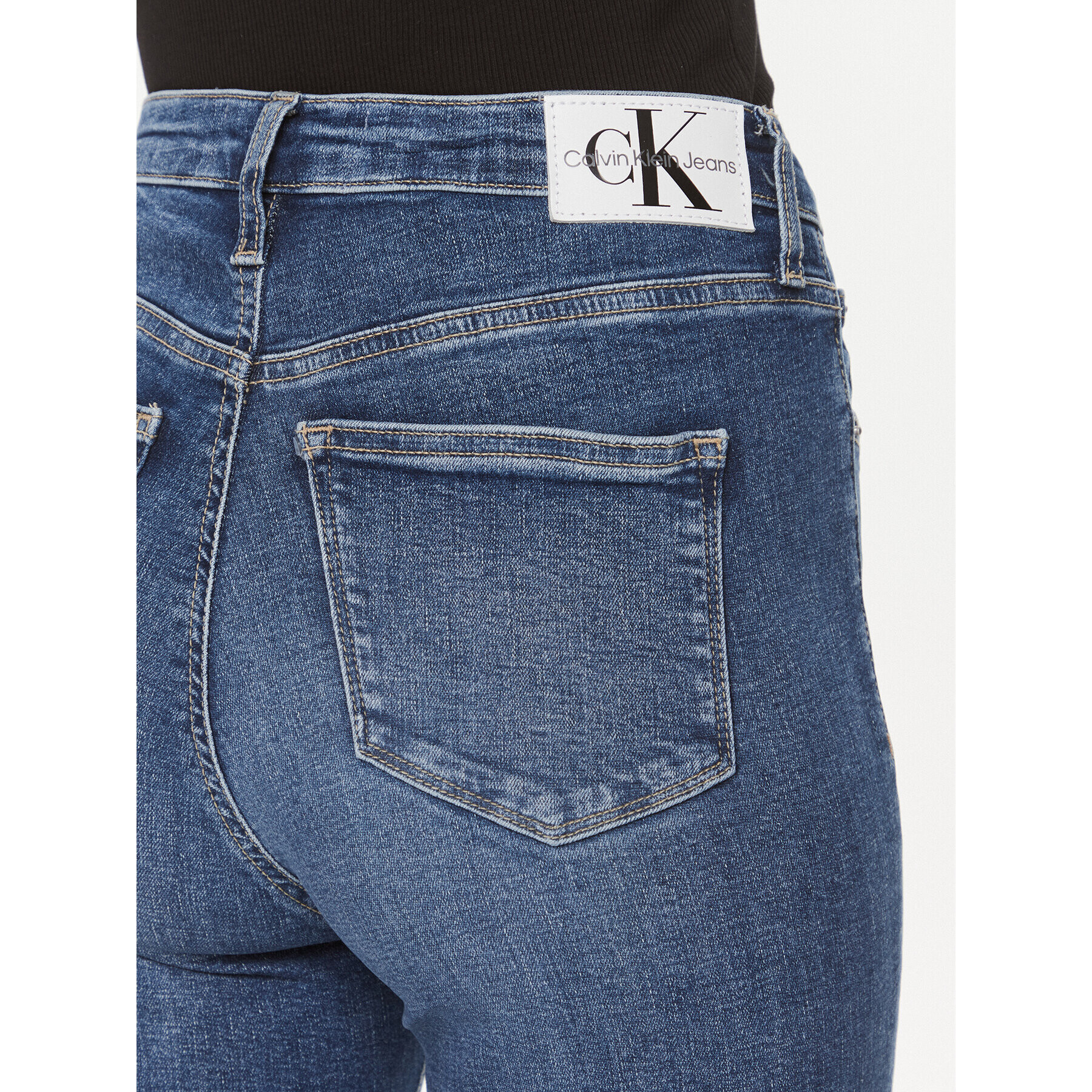 Calvin Klein Jeans Дънки J20J222140 Син Skinny Fit - Pepit.bg