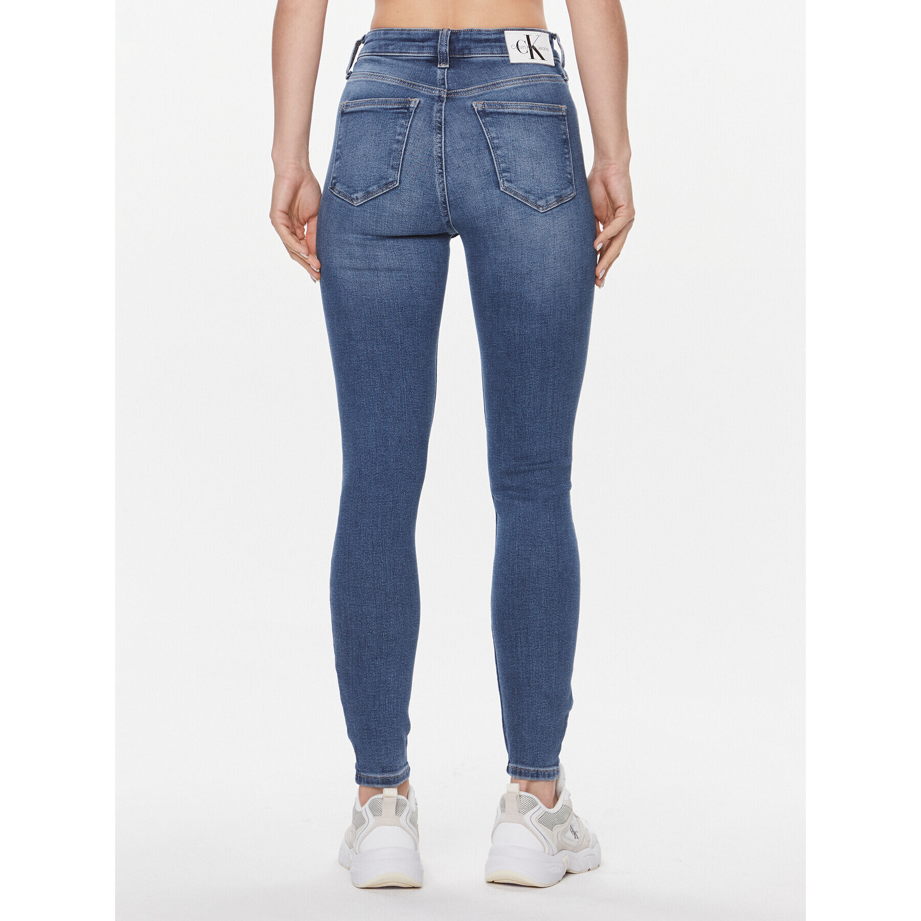 Calvin Klein Jeans Дънки J20J222144 Син Super Skinny Fit - Pepit.bg