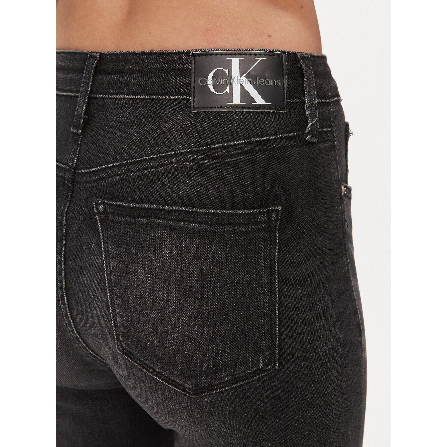 Calvin Klein Jeans Дънки J20J222149 Черен Super Skinny Fit - Pepit.bg