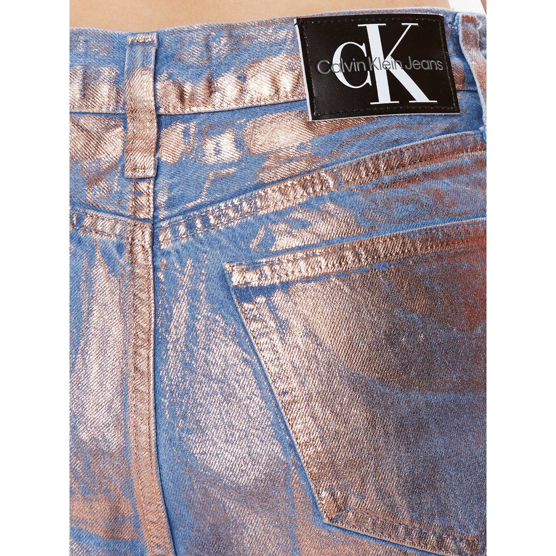 Calvin Klein Jeans Дънки J20J222205 Син Straight Fit - Pepit.bg