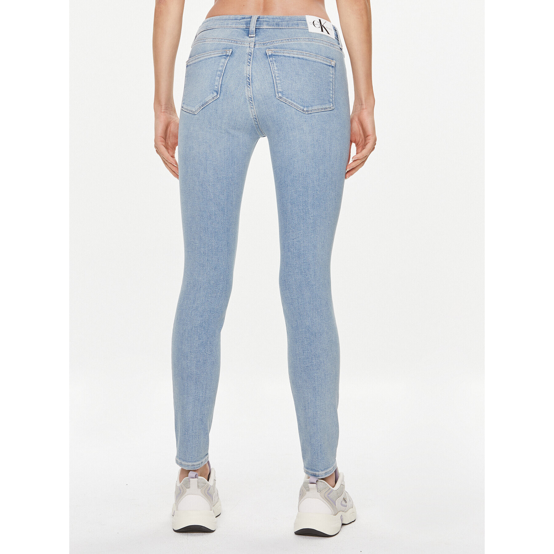 Calvin Klein Jeans Дънки J20J222444 Син Skinny Fit - Pepit.bg