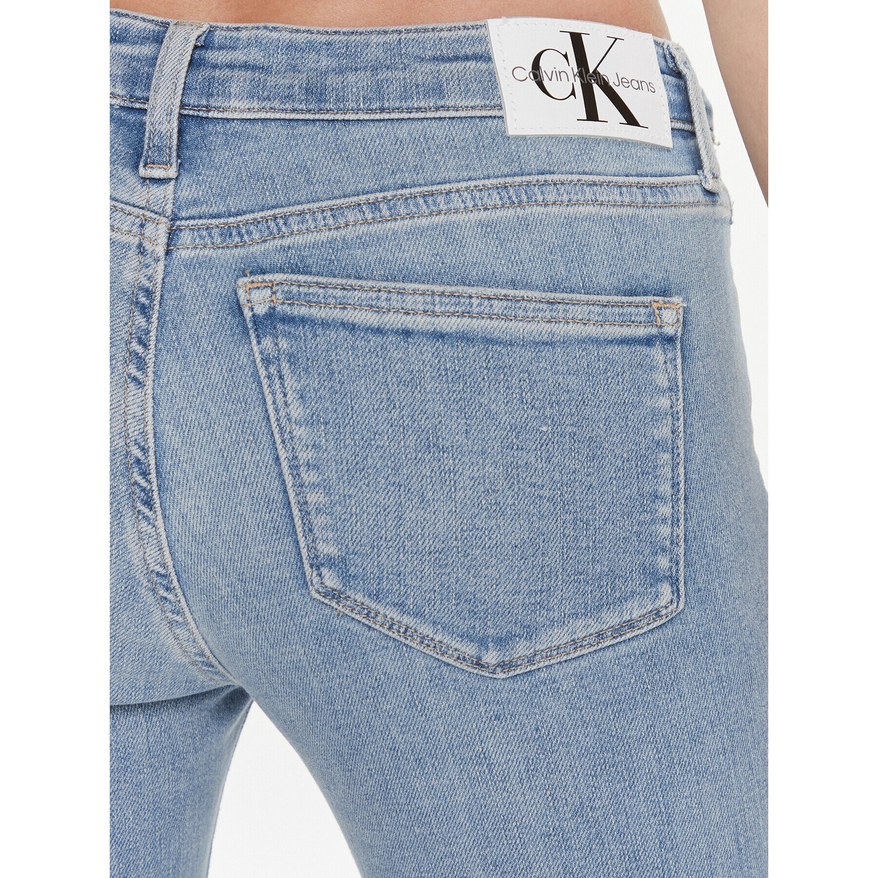 Calvin Klein Jeans Дънки J20J222444 Син Skinny Fit - Pepit.bg