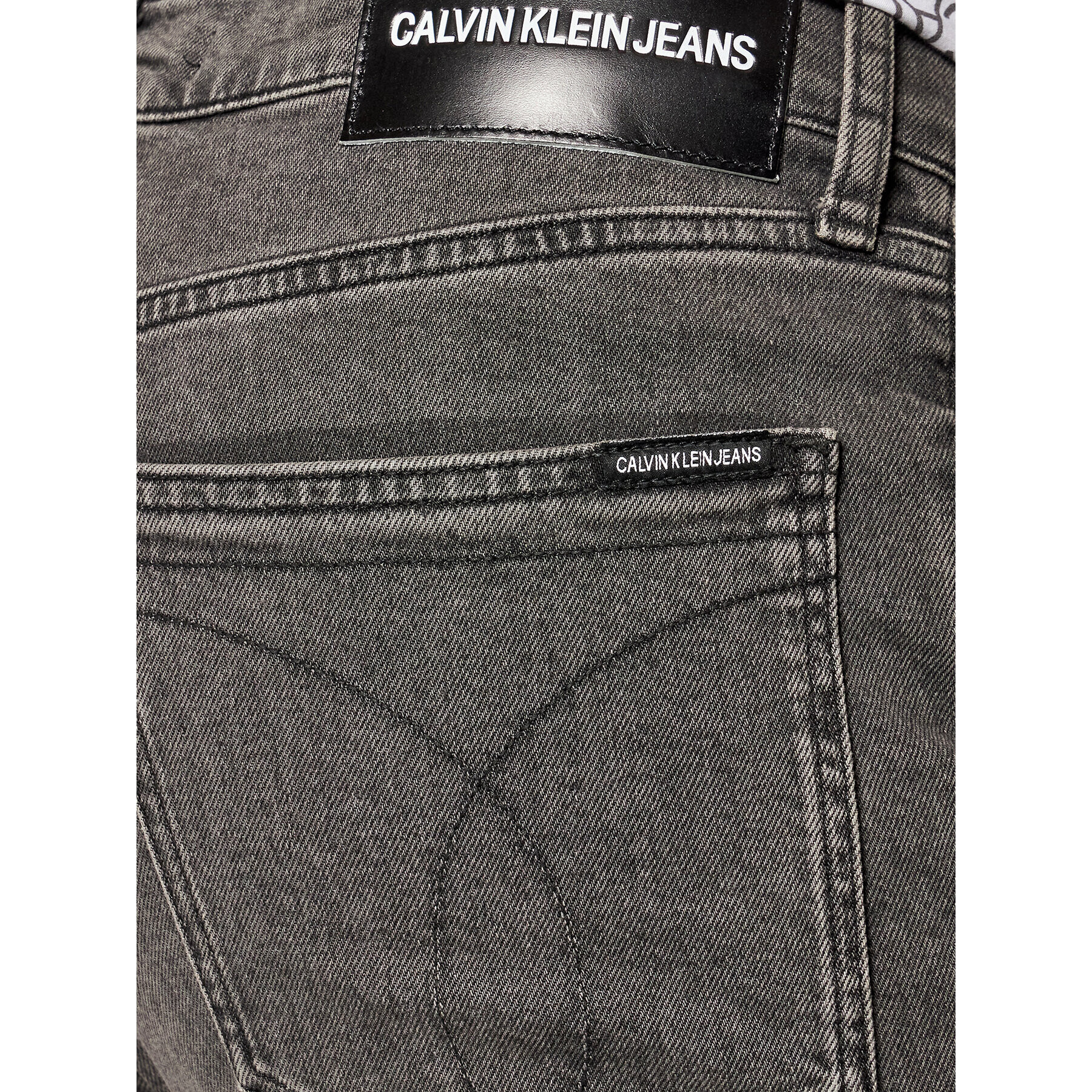 Calvin Klein Jeans Дънки J30J307724911 Сив Skinny Fit - Pepit.bg