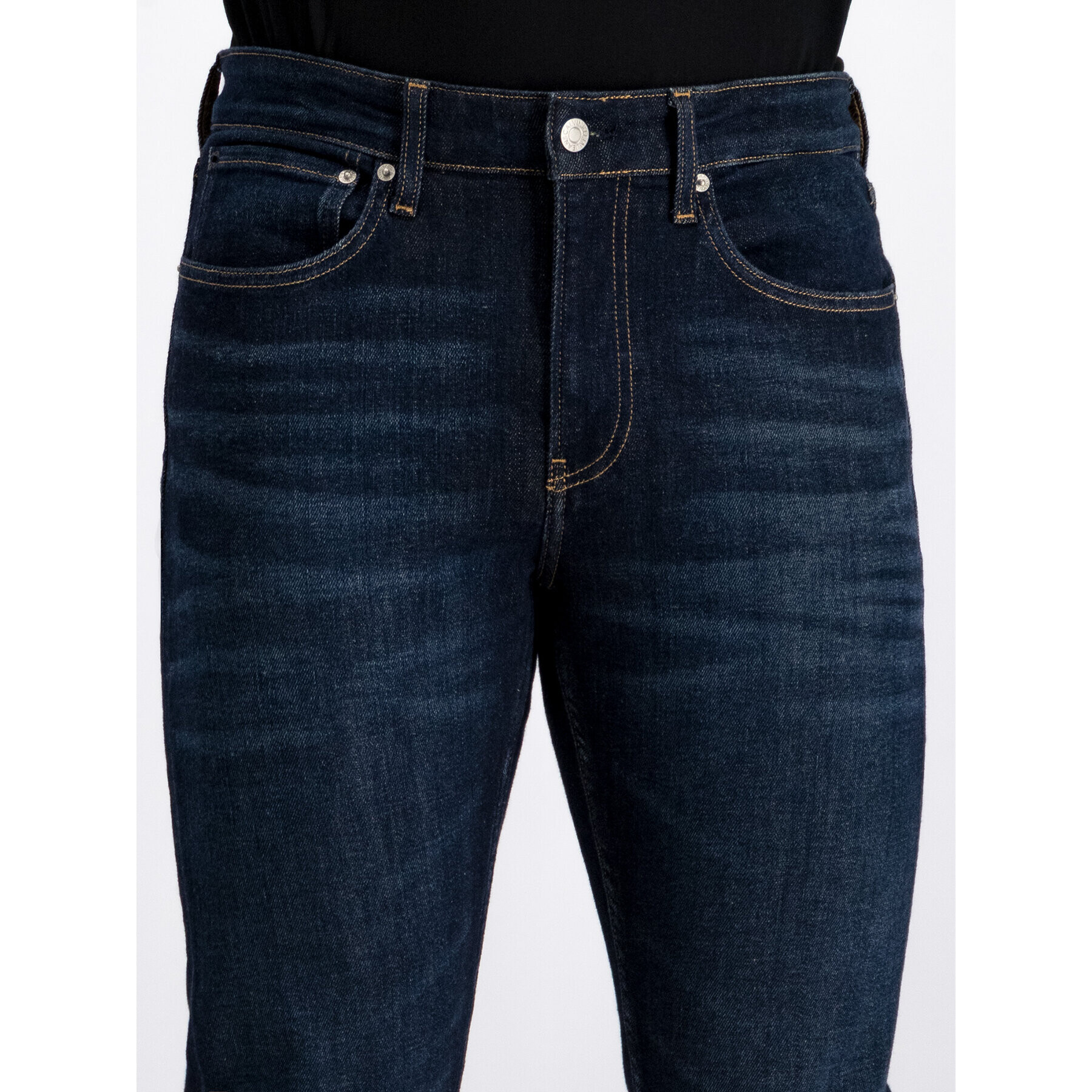 Calvin Klein Jeans Дънки J30J312911 Тъмносин Slim Taper Fit - Pepit.bg