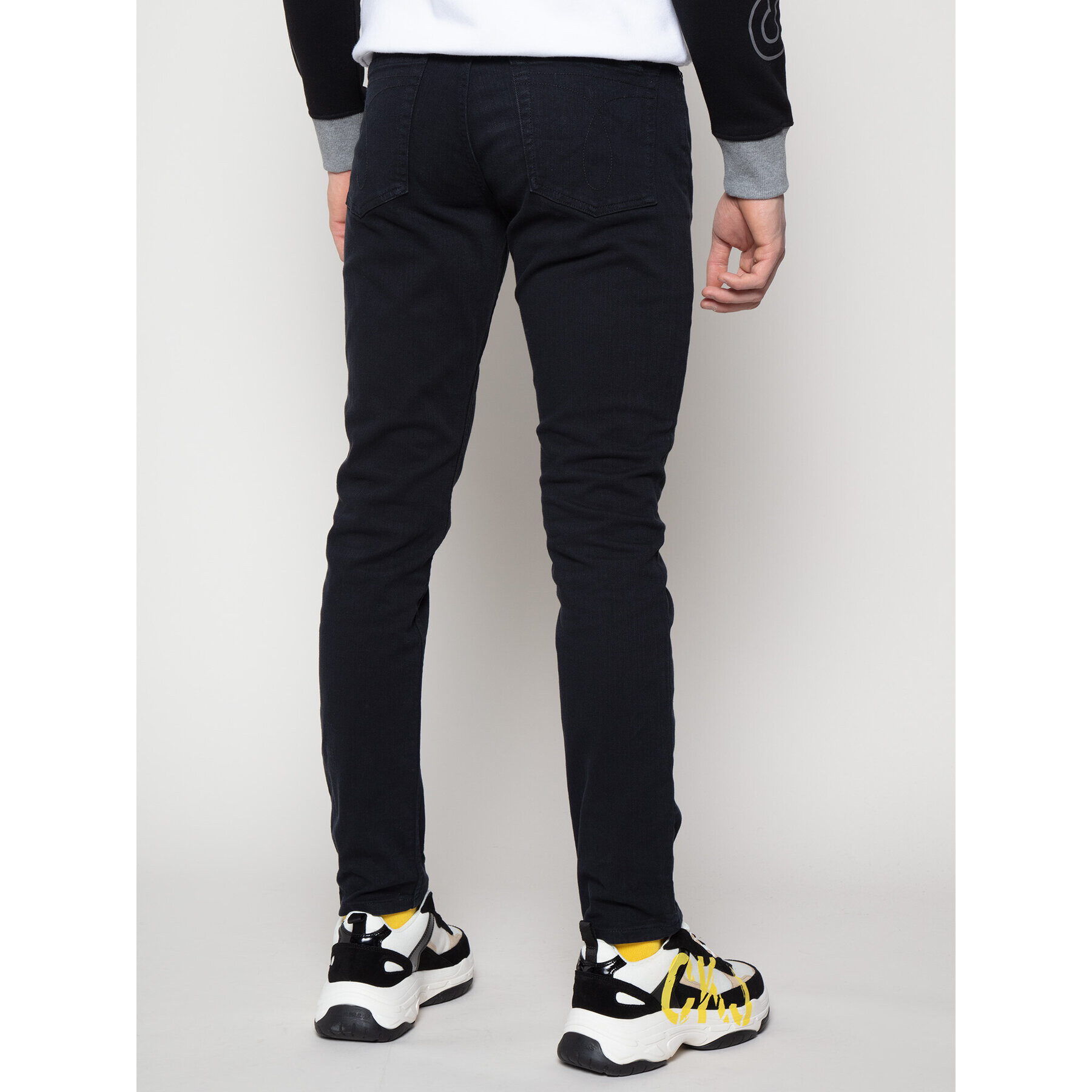 Calvin Klein Jeans Дънки J30J314546 Черен Slim Fit - Pepit.bg