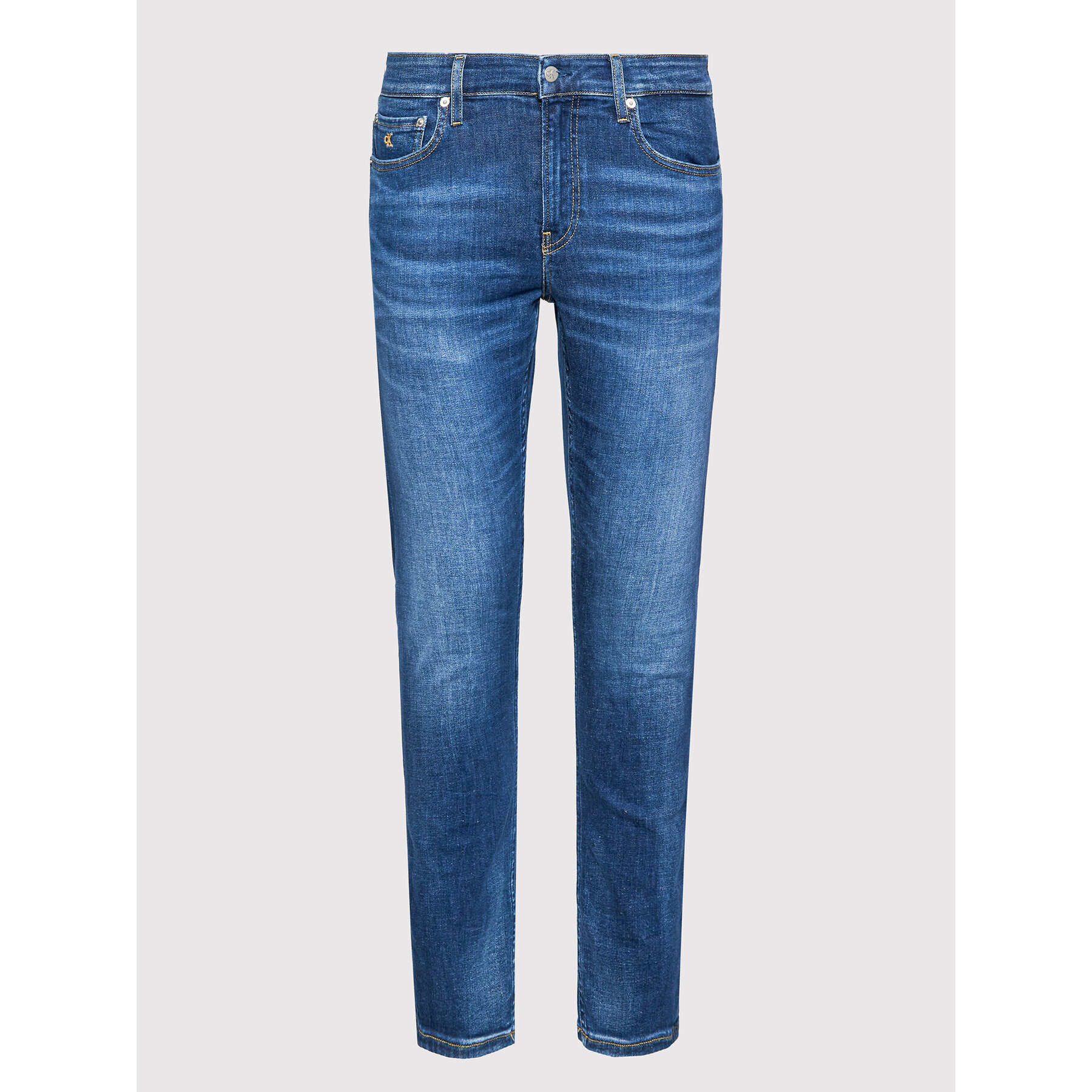 Calvin Klein Jeans Дънки J30J315354 Син Slim Fit - Pepit.bg