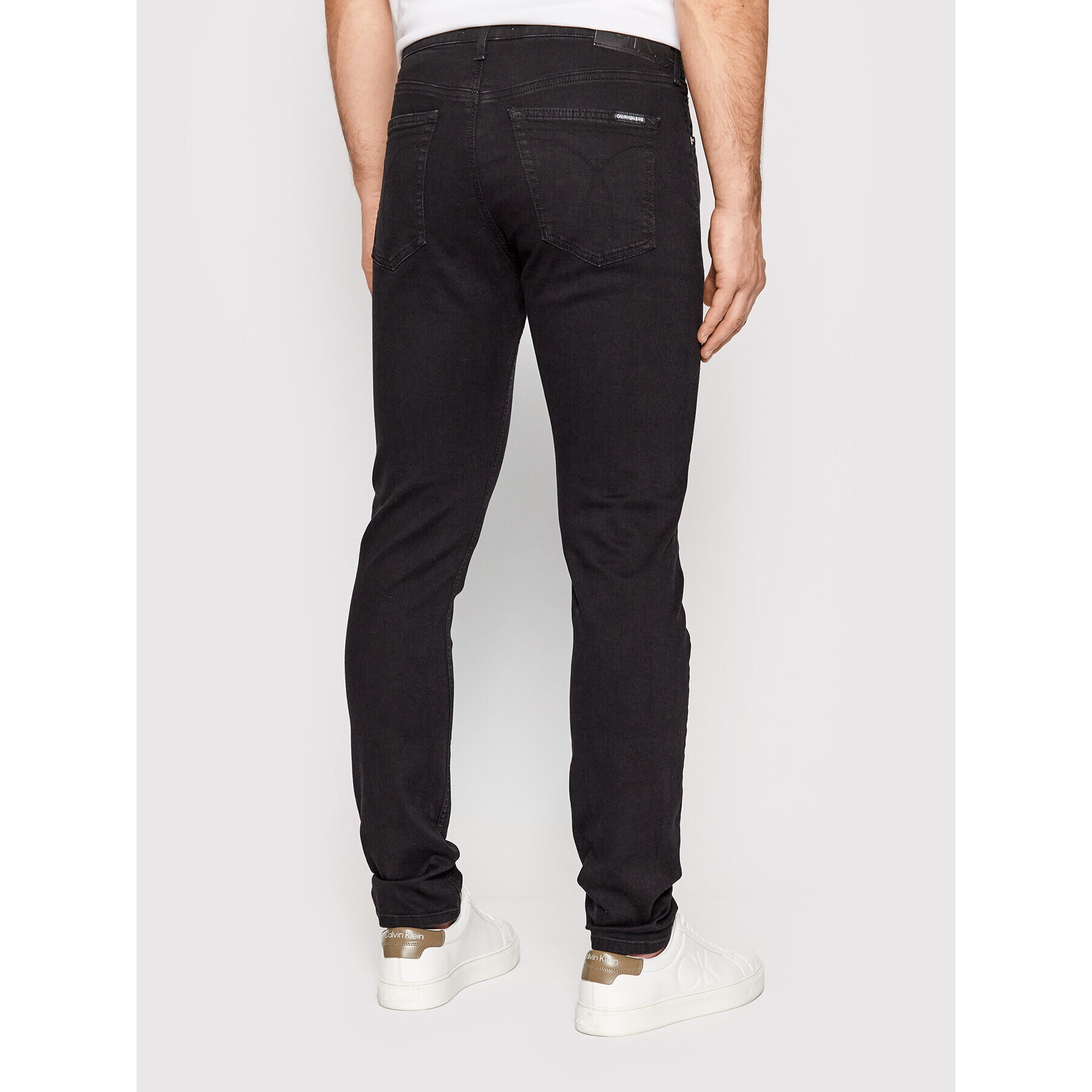 Calvin Klein Jeans Дънки J30J315935 Черен Slim Fit - Pepit.bg