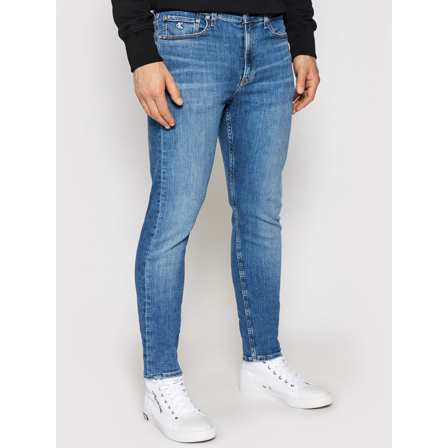 Calvin Klein Jeans Дънки J30J317768 Син Slim Fit - Pepit.bg