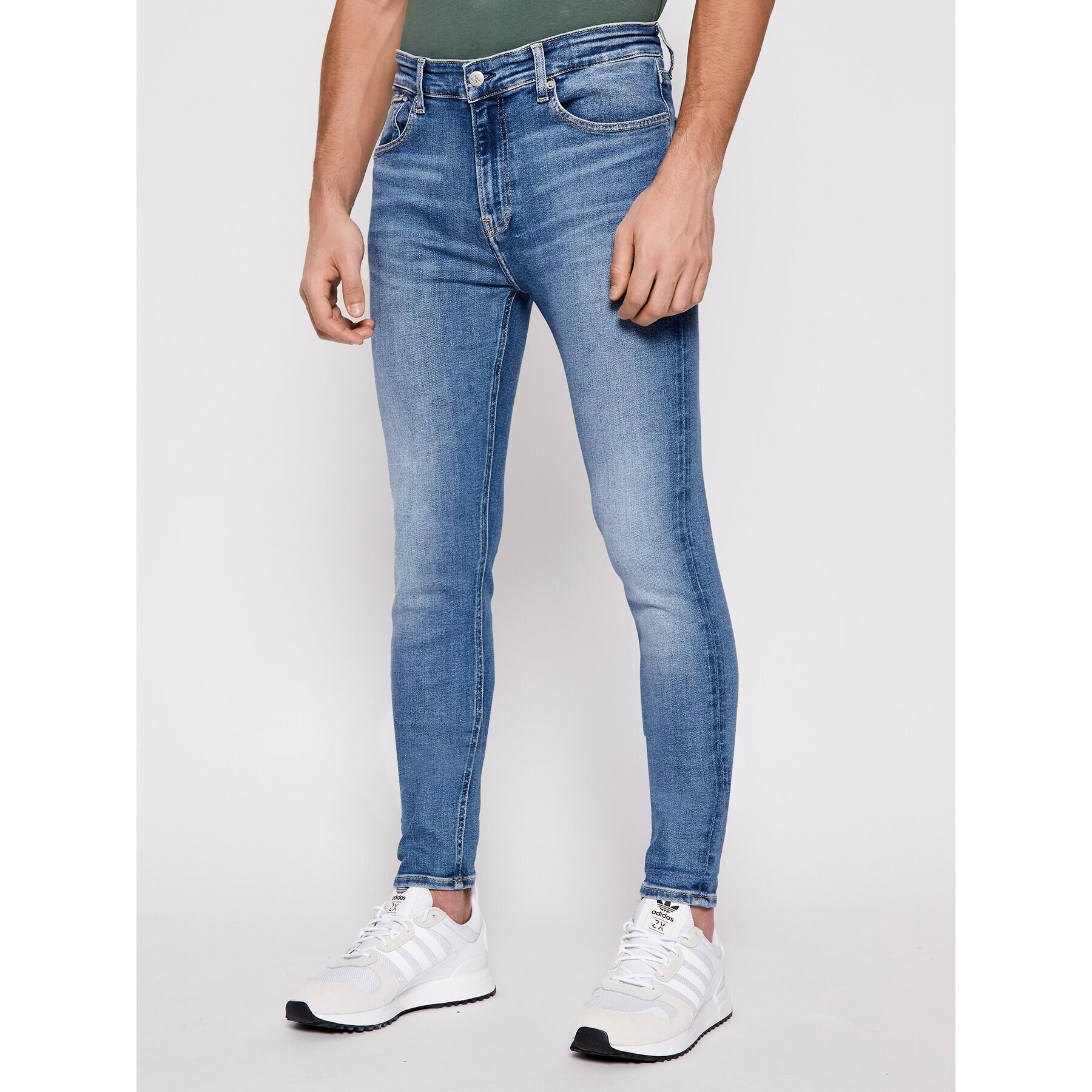 Calvin Klein Jeans Дънки J30J317793 Син Skinny Fit - Pepit.bg