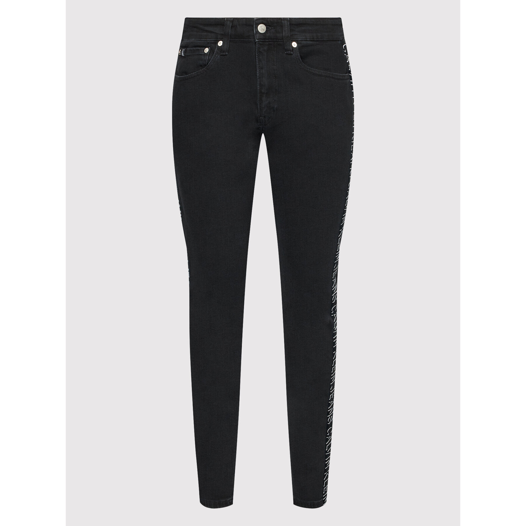 Calvin Klein Jeans Дънки J30J318966 Черен Slim Fit - Pepit.bg