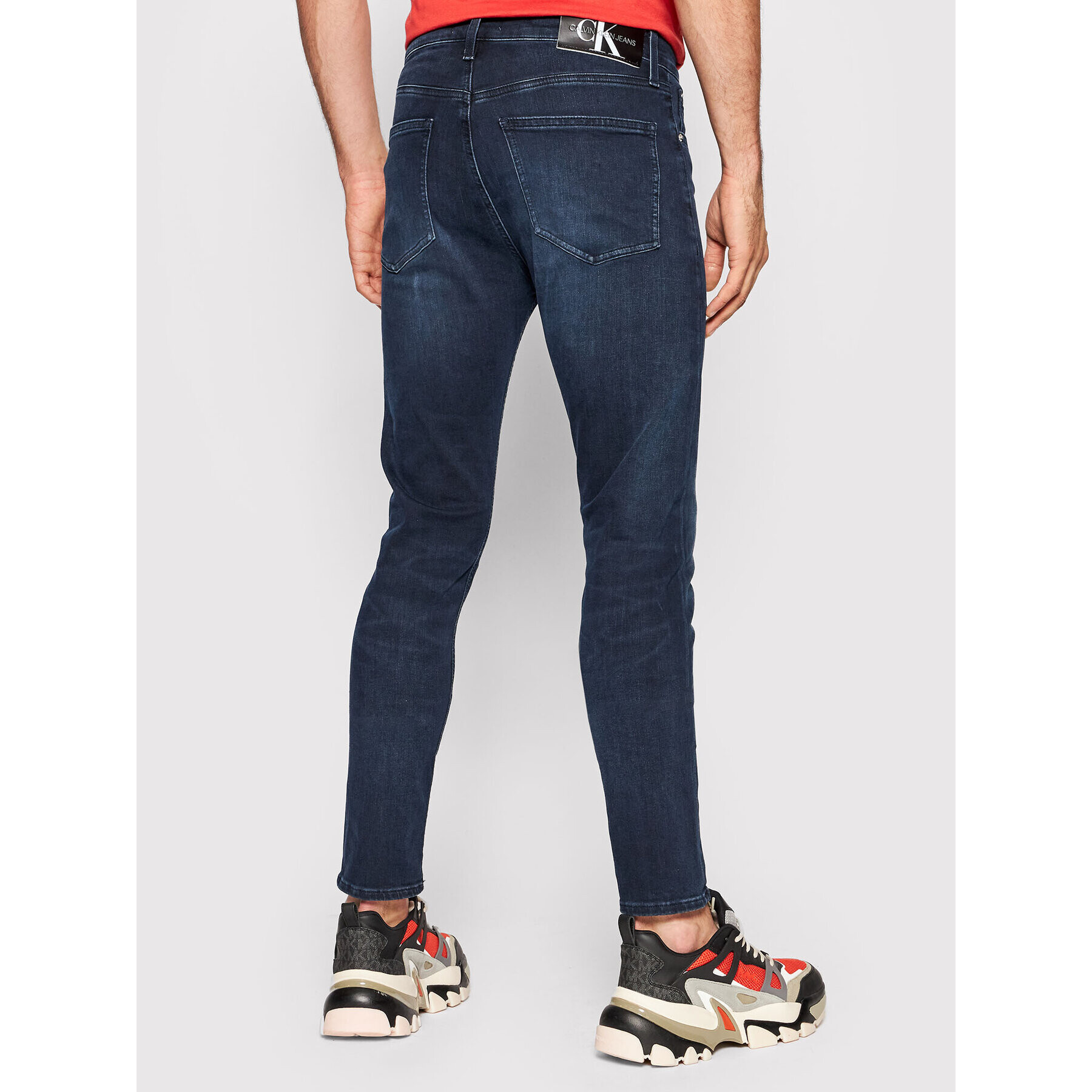 Calvin Klein Jeans Дънки J30J319009 Тъмносин Skinny Fit - Pepit.bg