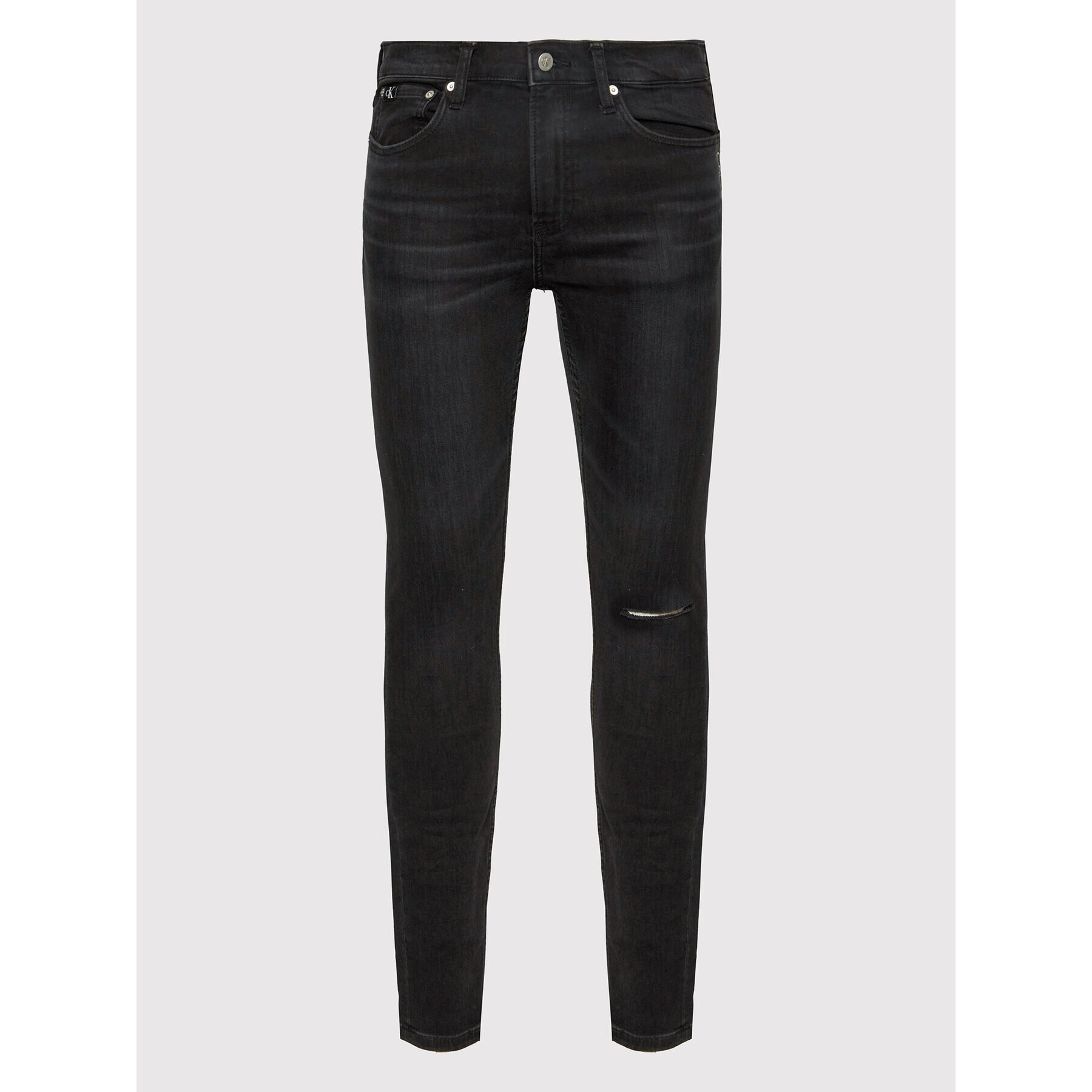 Calvin Klein Jeans Дънки J30J319804 Черен Super Skinny Fit - Pepit.bg