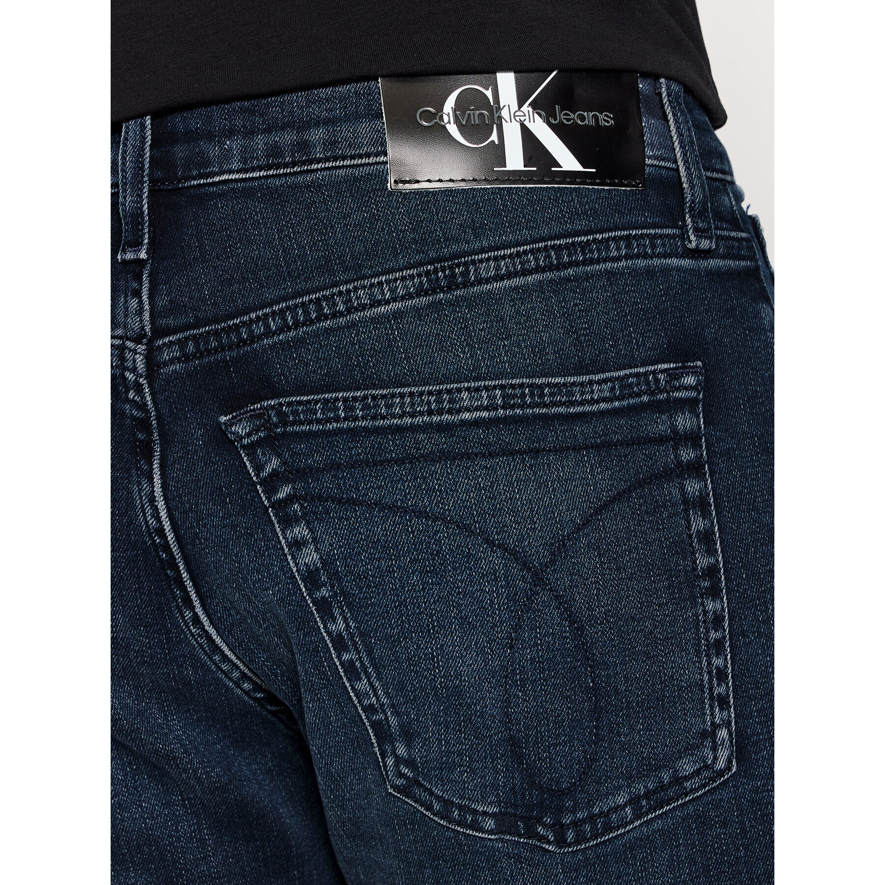 Calvin Klein Jeans Дънки J30J319846 Тъмносин Slim Fit - Pepit.bg