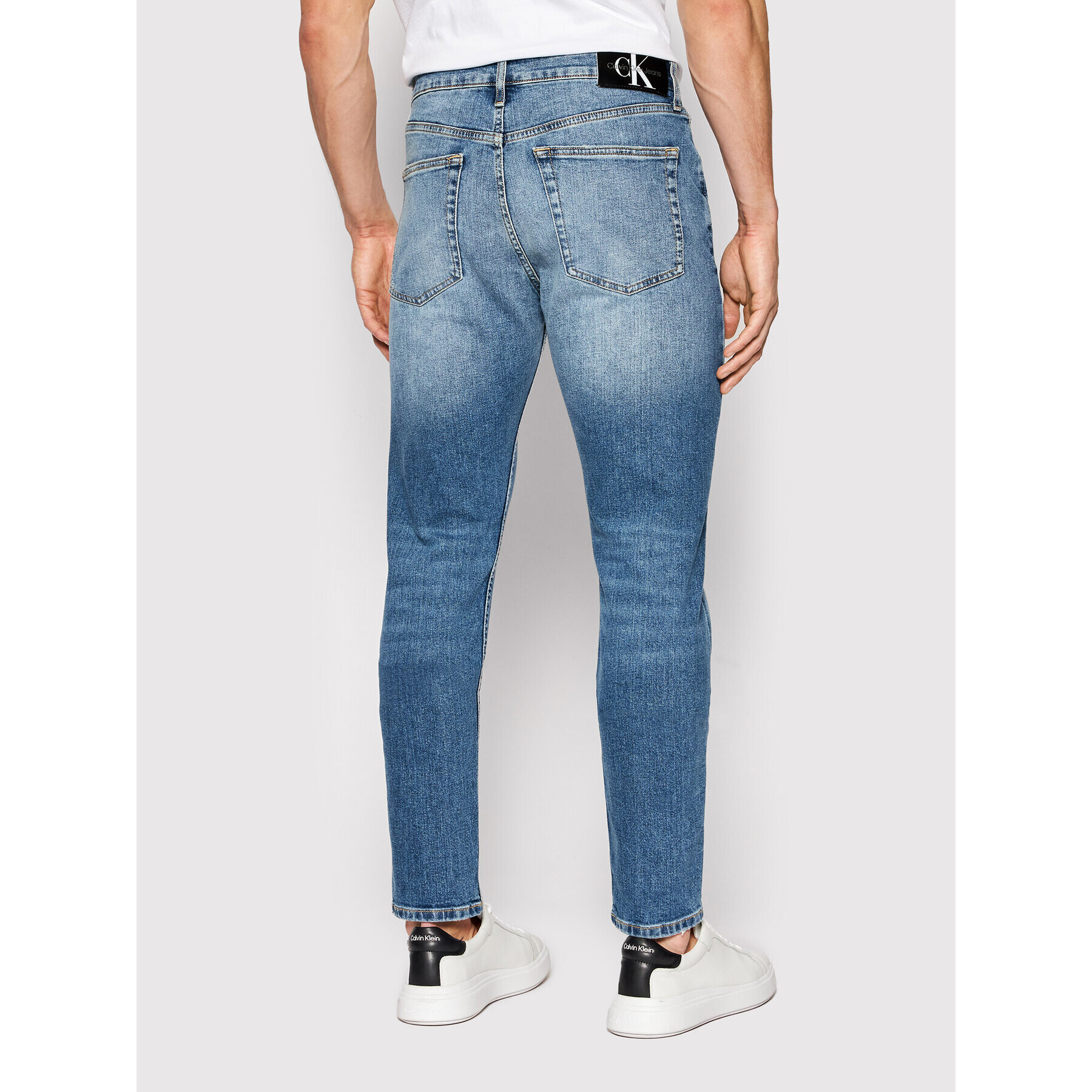 Calvin Klein Jeans Дънки J30J319853 Син Slim Fit - Pepit.bg