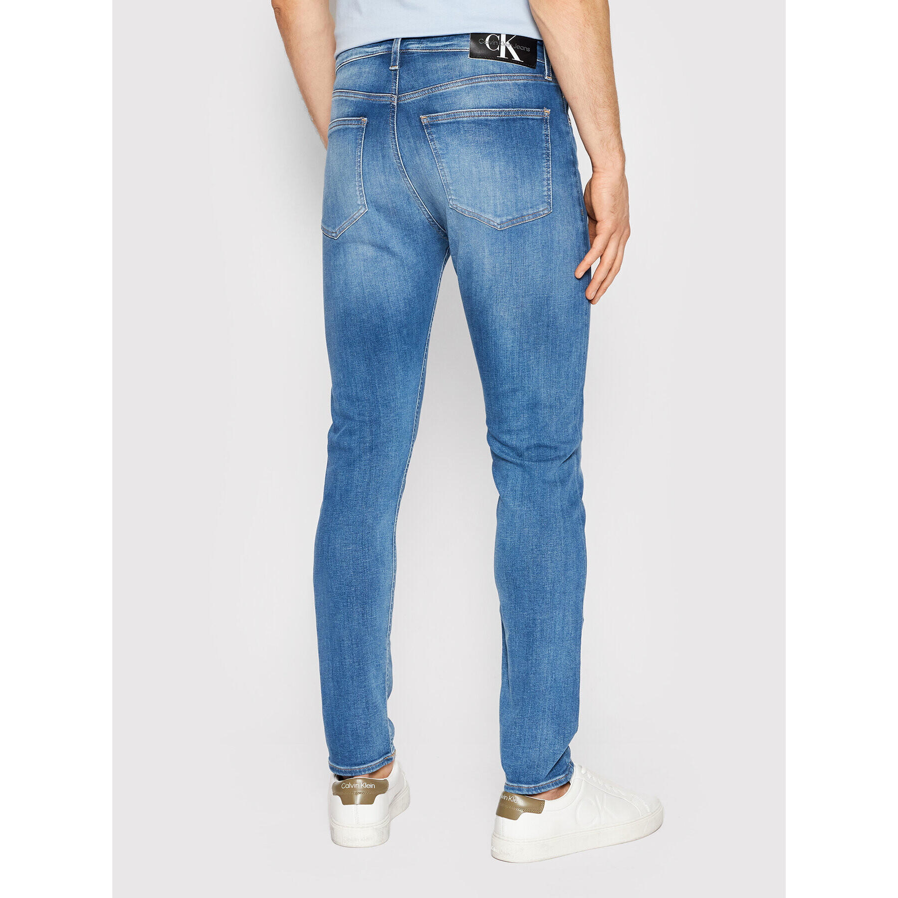 Calvin Klein Jeans Дънки J30J319864 Син Skinny Fit - Pepit.bg