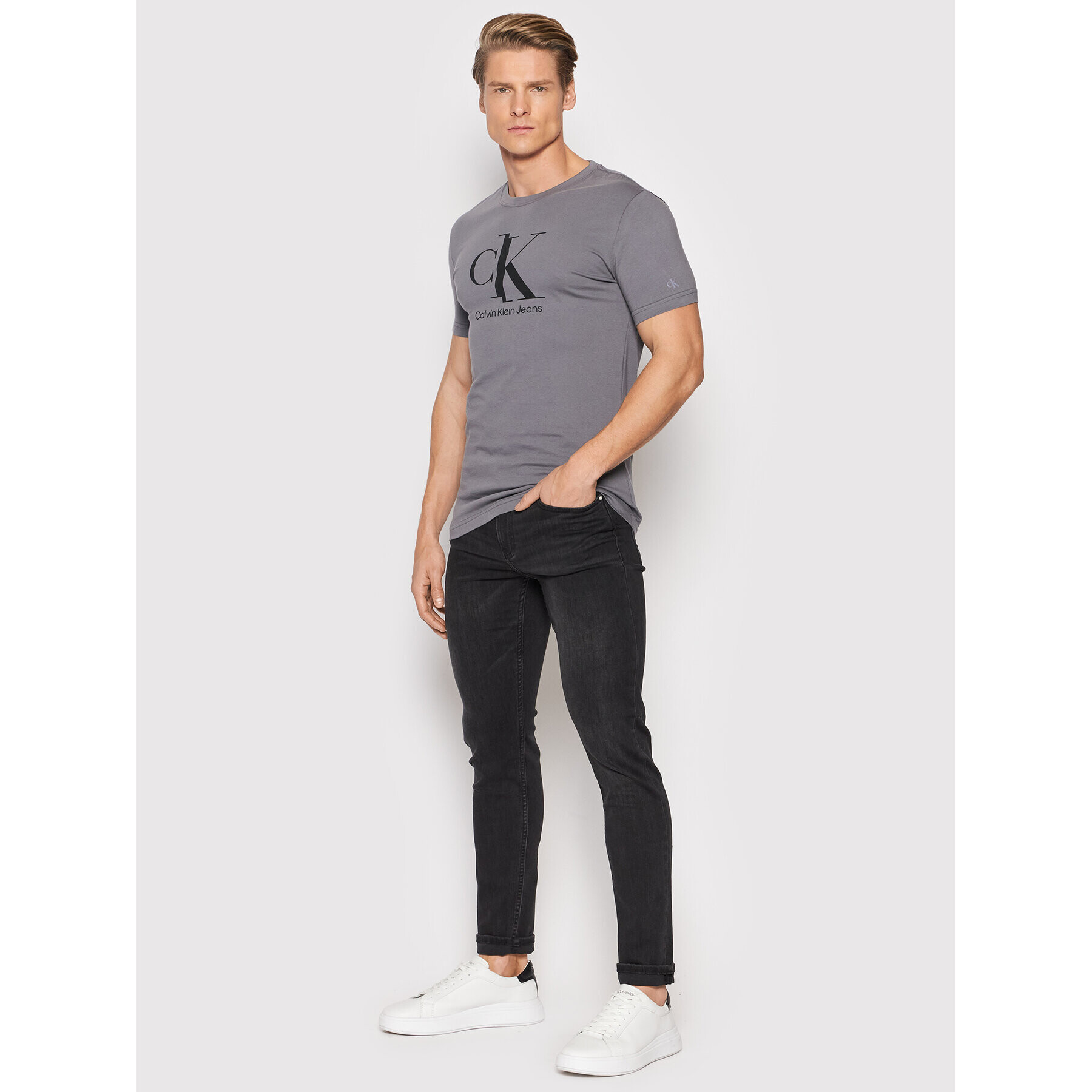 Calvin Klein Jeans Дънки J30J319869 Черен Skinny Fit - Pepit.bg