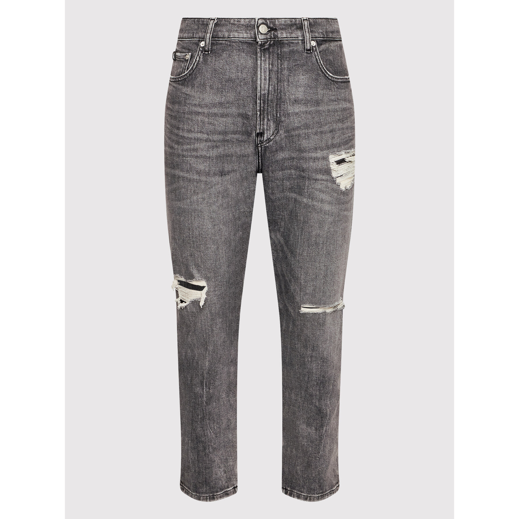 Calvin Klein Jeans Дънки J30J320444 Сив Regular Fit - Pepit.bg