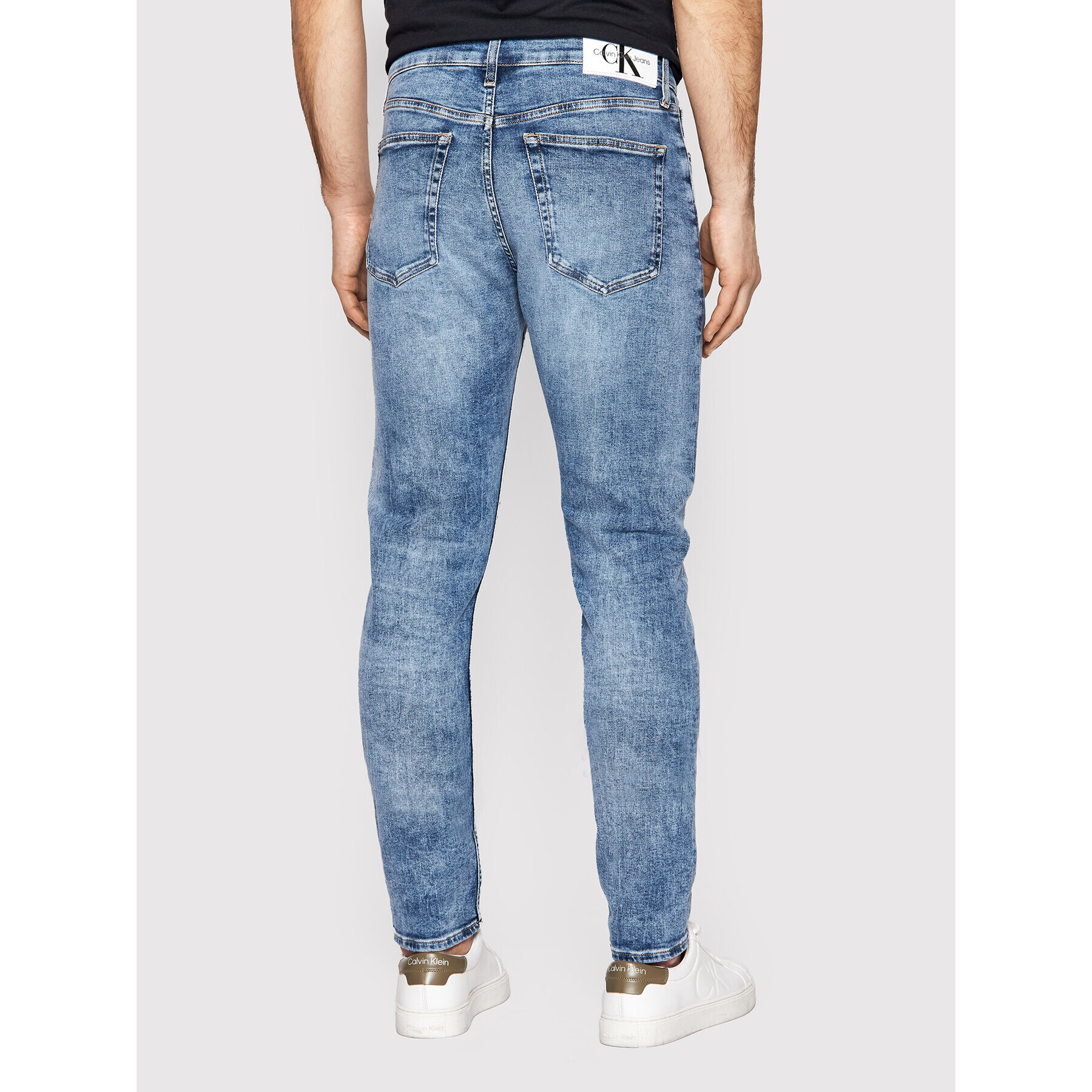 Calvin Klein Jeans Дънки J30J320448 Син Slim Fit - Pepit.bg