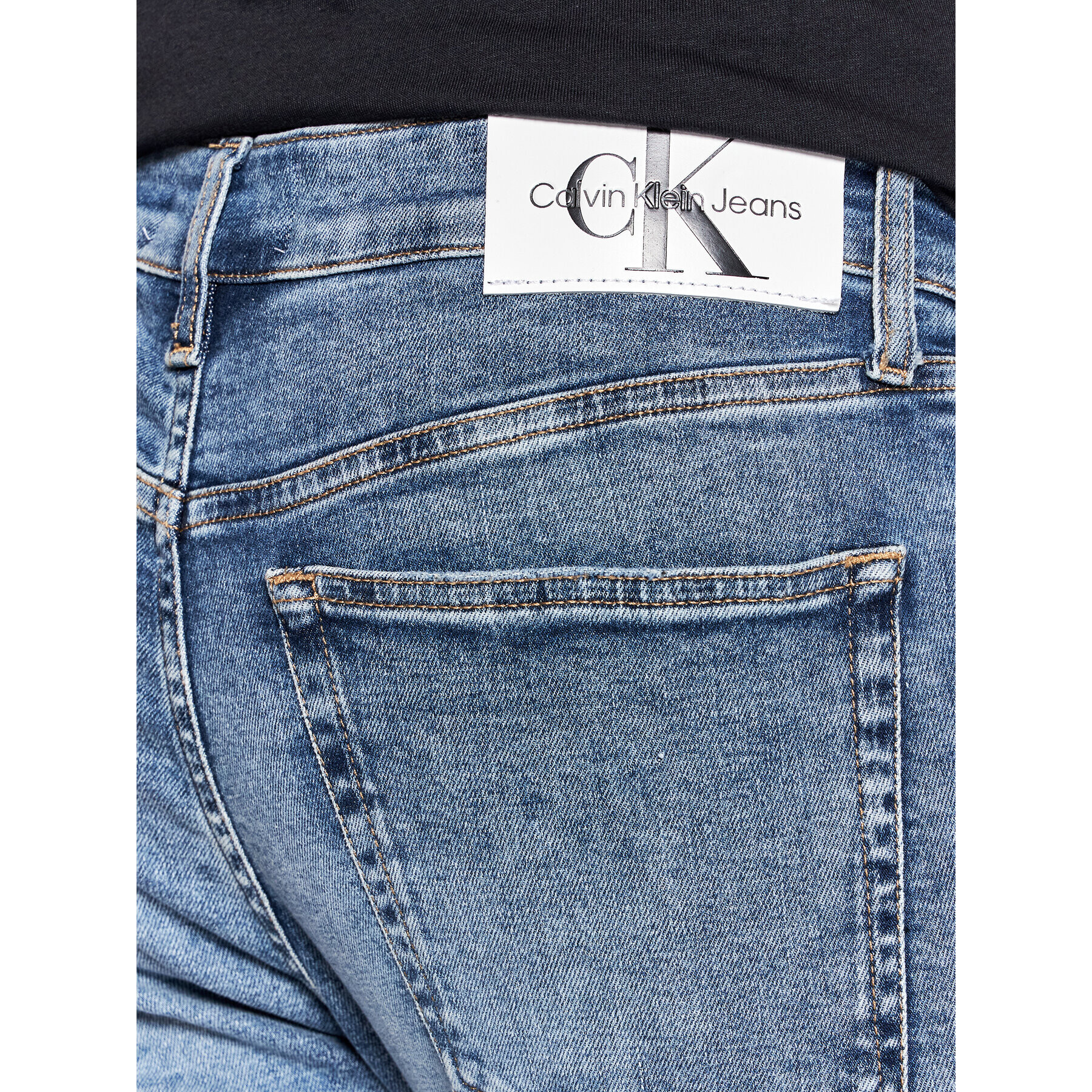 Calvin Klein Jeans Дънки J30J320448 Син Slim Fit - Pepit.bg