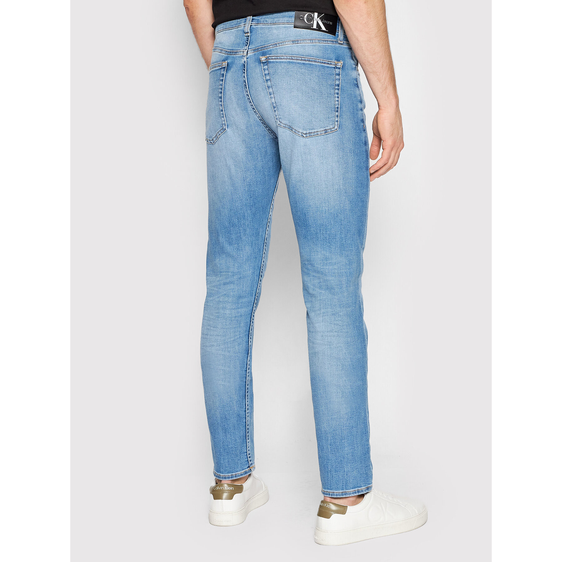 Calvin Klein Jeans Дънки J30J320466 Син Slim Fit - Pepit.bg