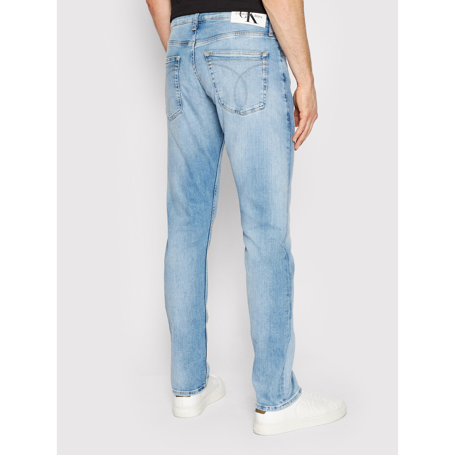 Calvin Klein Jeans Дънки J30J320470 Син Slim Fit - Pepit.bg