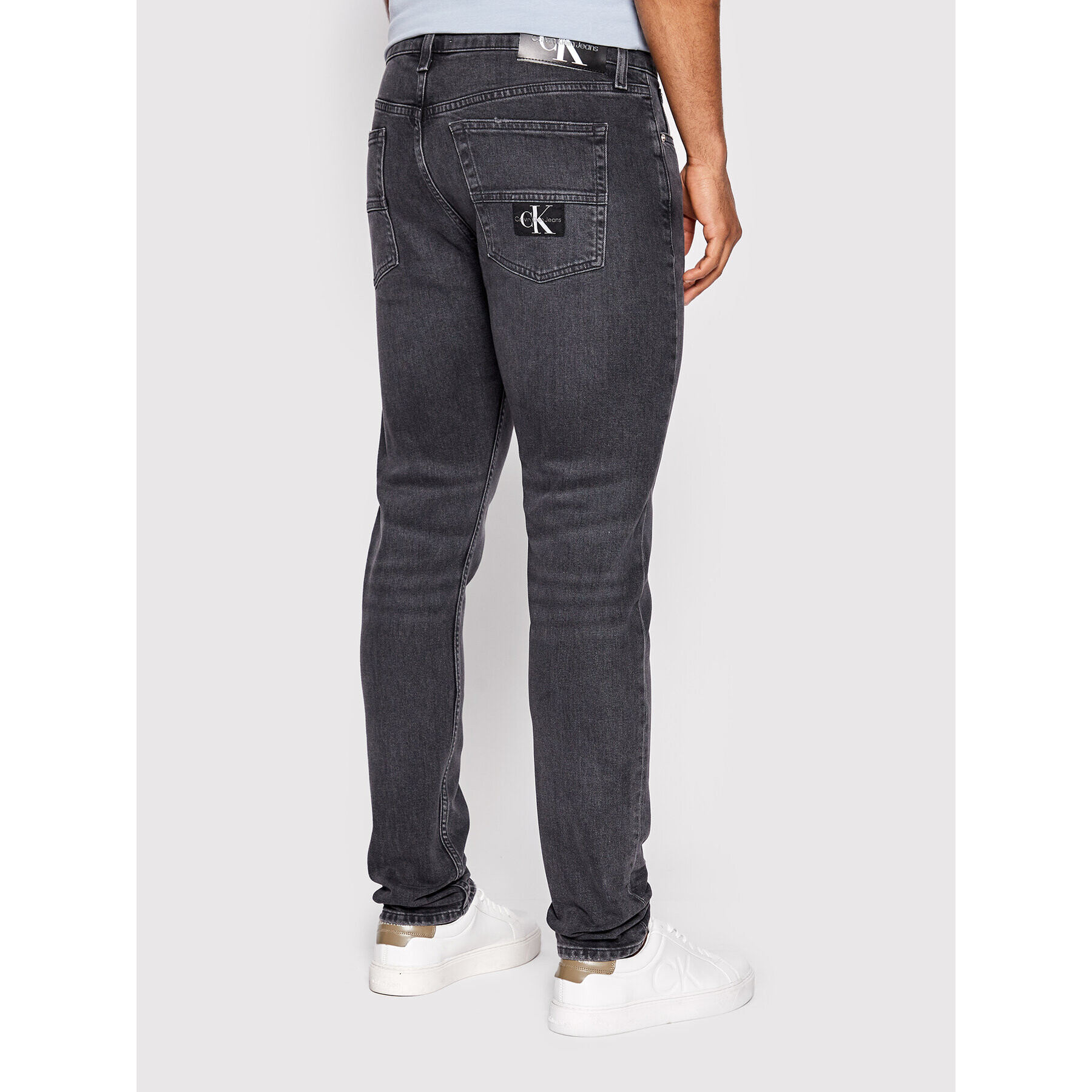 Calvin Klein Jeans Дънки J30J321111 Черен Slim Fit - Pepit.bg