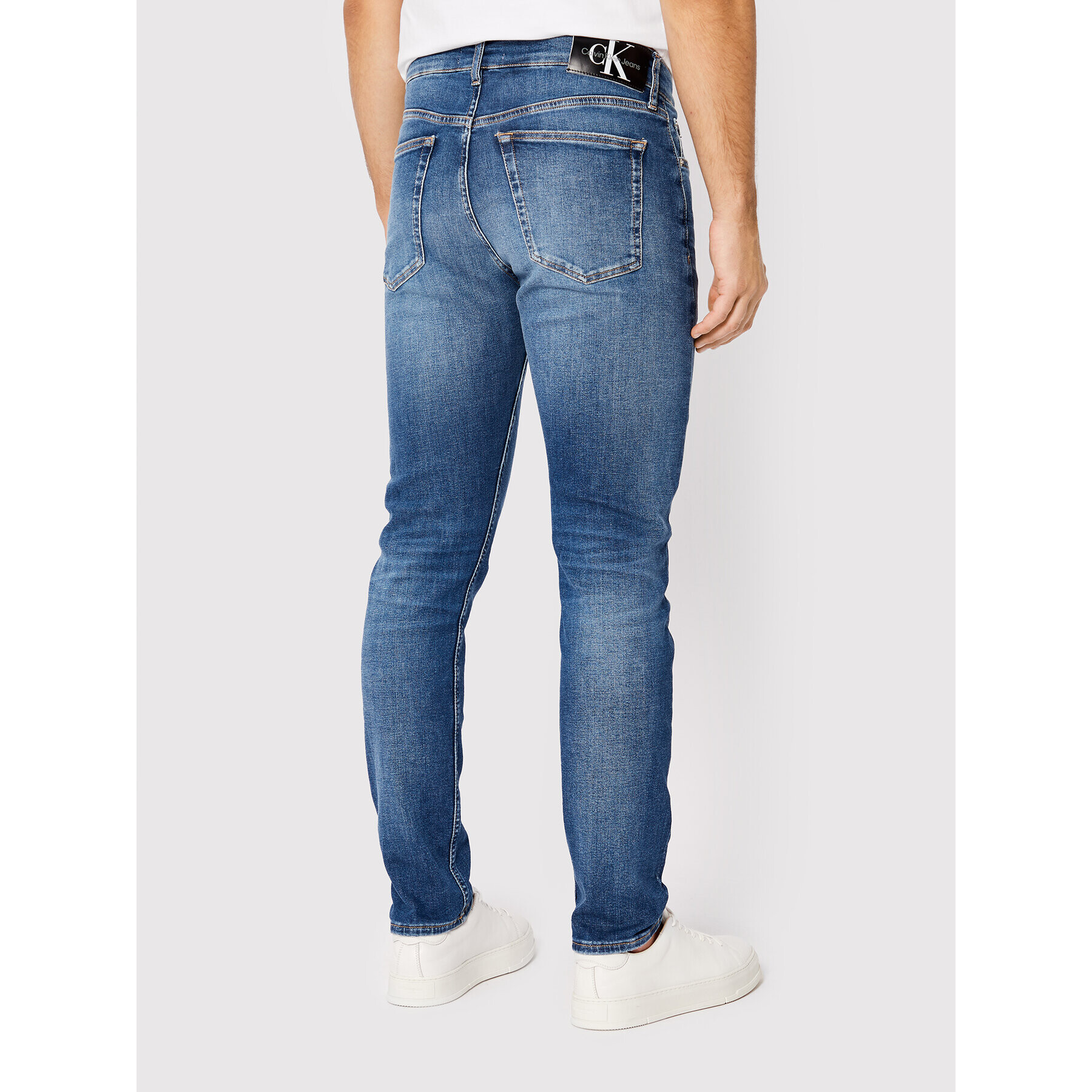 Calvin Klein Jeans Дънки J30J321129 Син Slim Fit - Pepit.bg