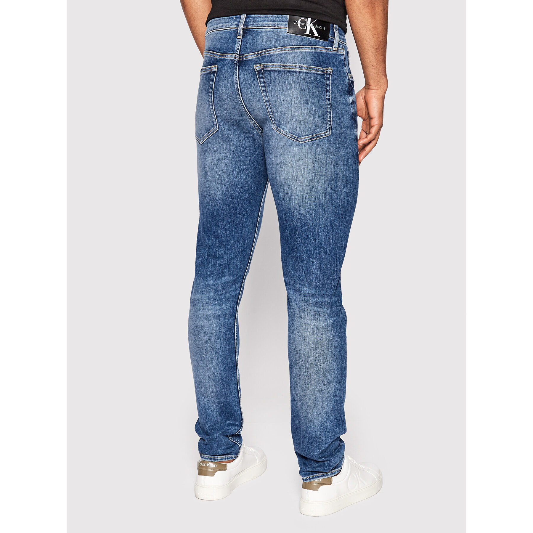 Calvin Klein Jeans Дънки J30J321133 Син Slim Fit - Pepit.bg