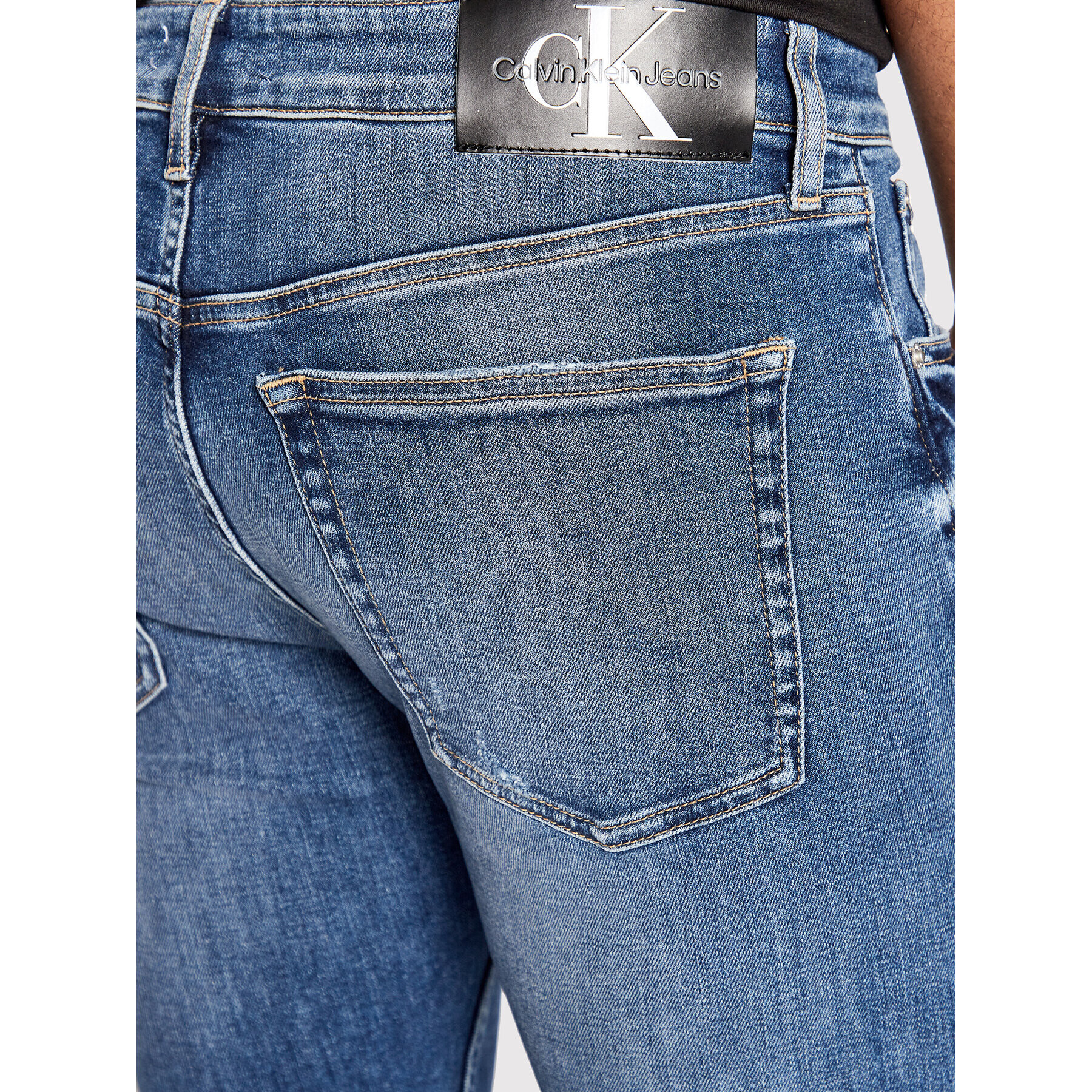 Calvin Klein Jeans Дънки J30J321133 Син Slim Fit - Pepit.bg