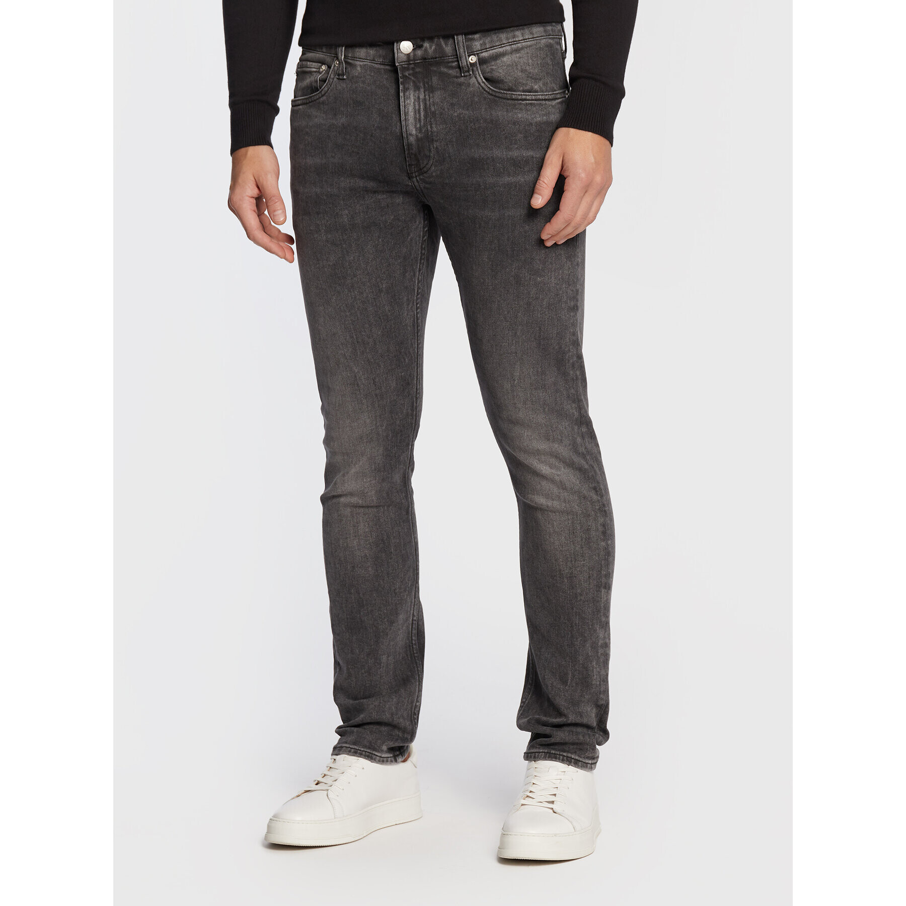 Calvin Klein Jeans Дънки J30J321138 Сив Slim Fit - Pepit.bg