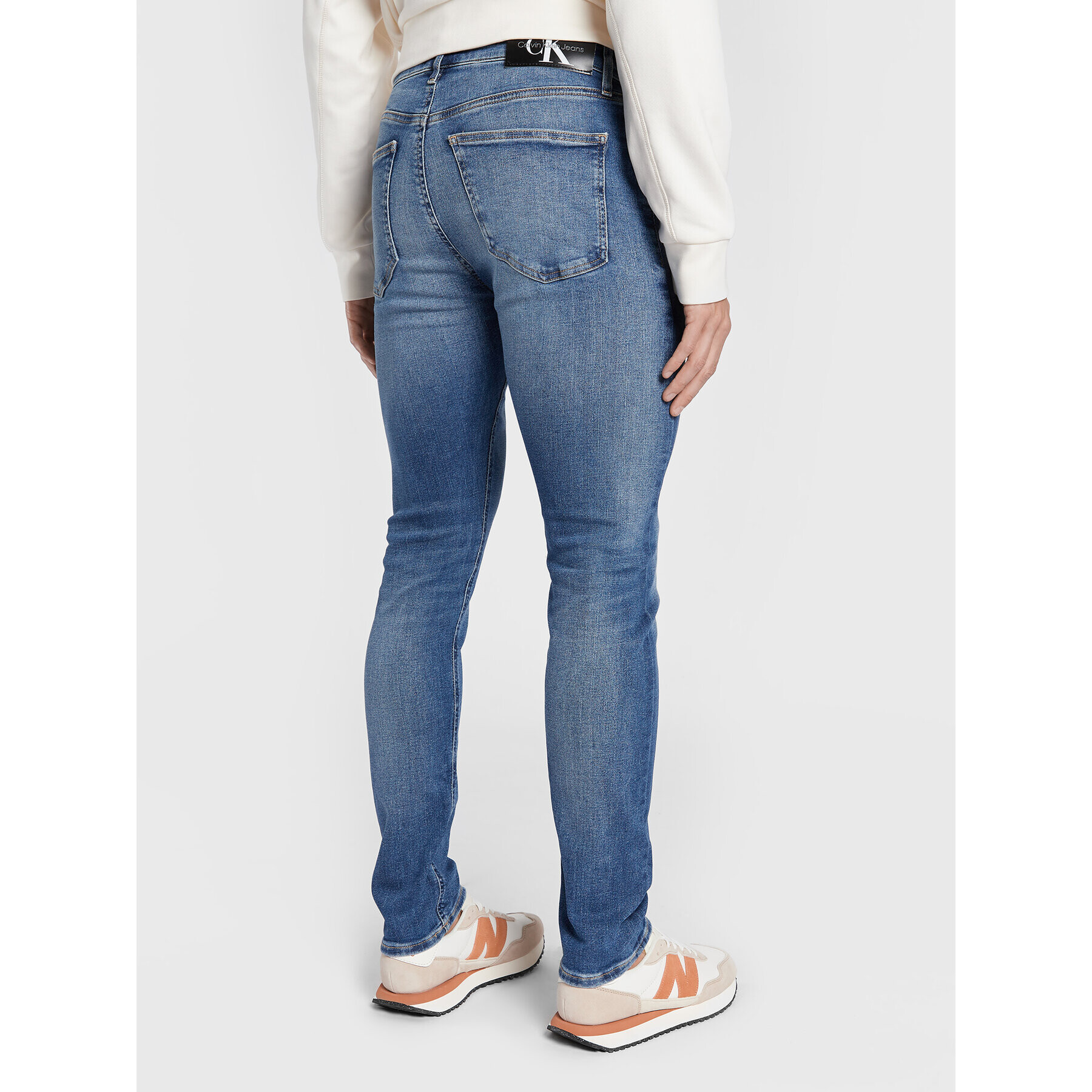 Calvin Klein Jeans Дънки J30J321448 Тъмносин Skinny Fit - Pepit.bg