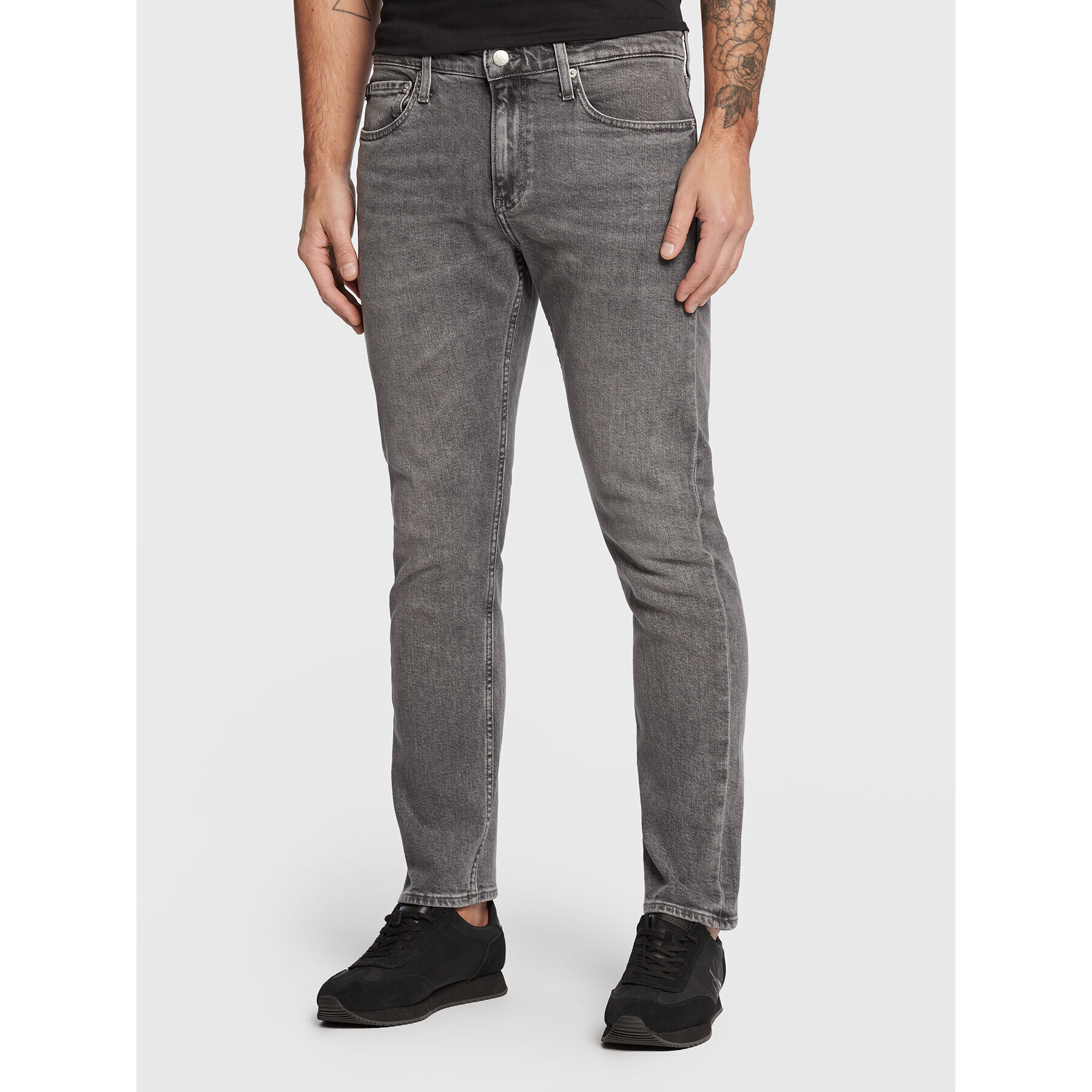 Calvin Klein Jeans Дънки J30J321464 Сив Slim Fit - Pepit.bg